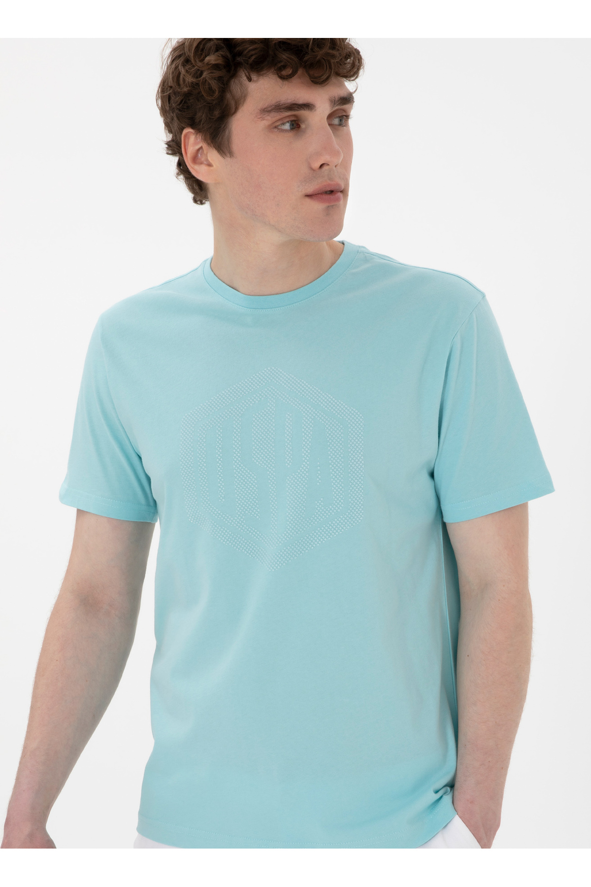 پولوشرت مردانه یقه گرد | یو اس پولو U.S. Polo Assn. 5003263347 TR - تصویر 3