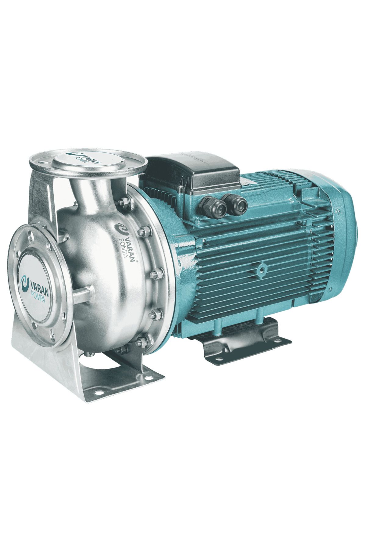 logipump Varan CA 65-40-200/11T Paslanmaz Santrifüj Pompa 15 HP / 11.2 kW, Trifaze 380 V, 70 Mss (AISI 304)