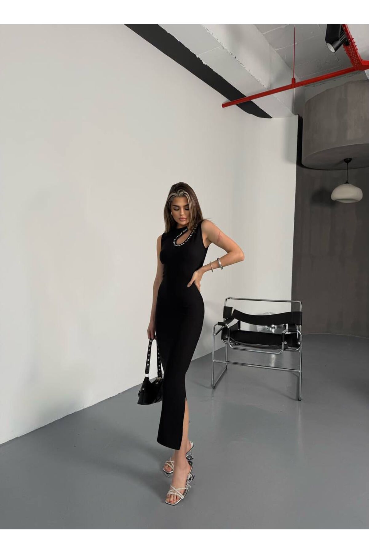 hiraz fashion KADIN OTTOMAN KUMAŞ TAŞLI ELBİSE