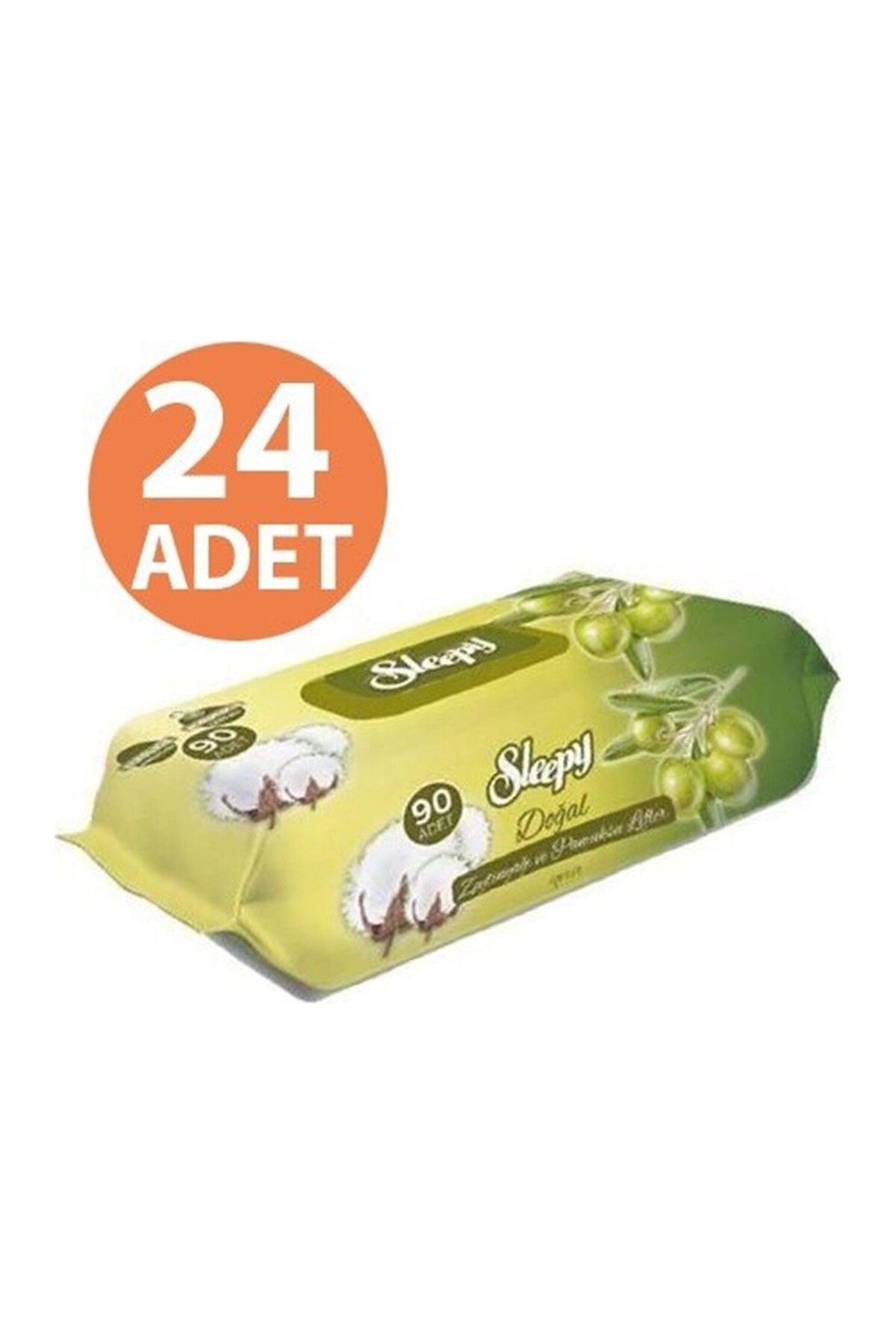 Sleepy Zeytinyağlı ve Pamuklu 90X24 (2160 Yaprak)
