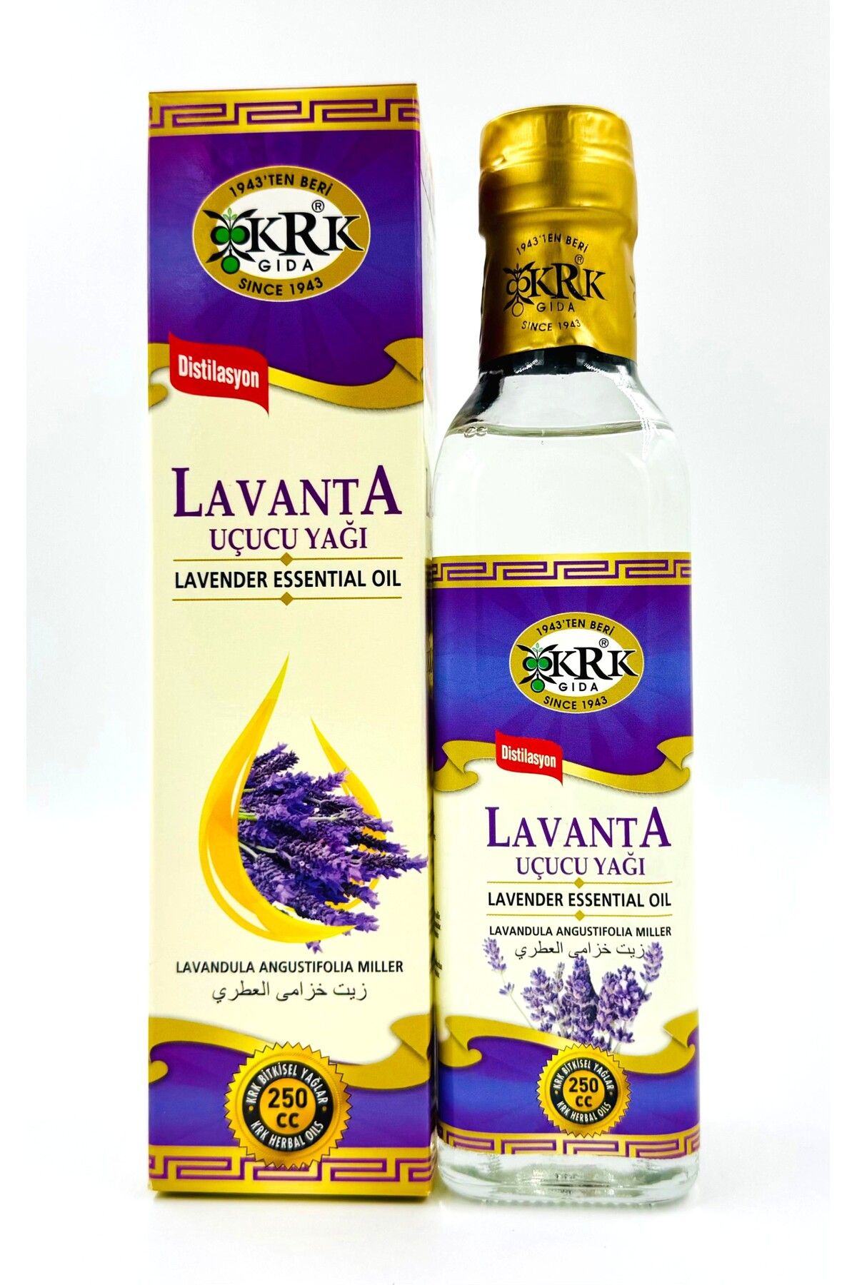 Krk Gıda LAVANTA UÇUCU YAĞI 250CC UZUN ŞİŞE KRK GIDA