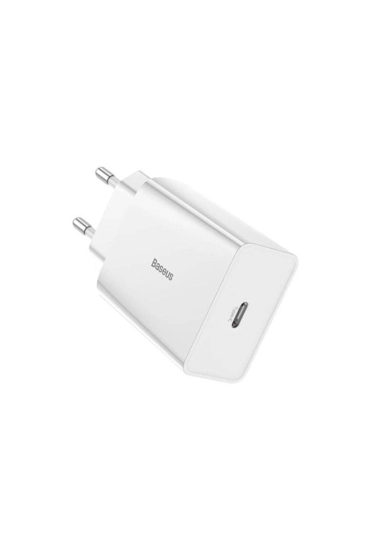 Baseus Speed Mini 20W Usb-C Hızlı Şarj Adaptörü Beyaz