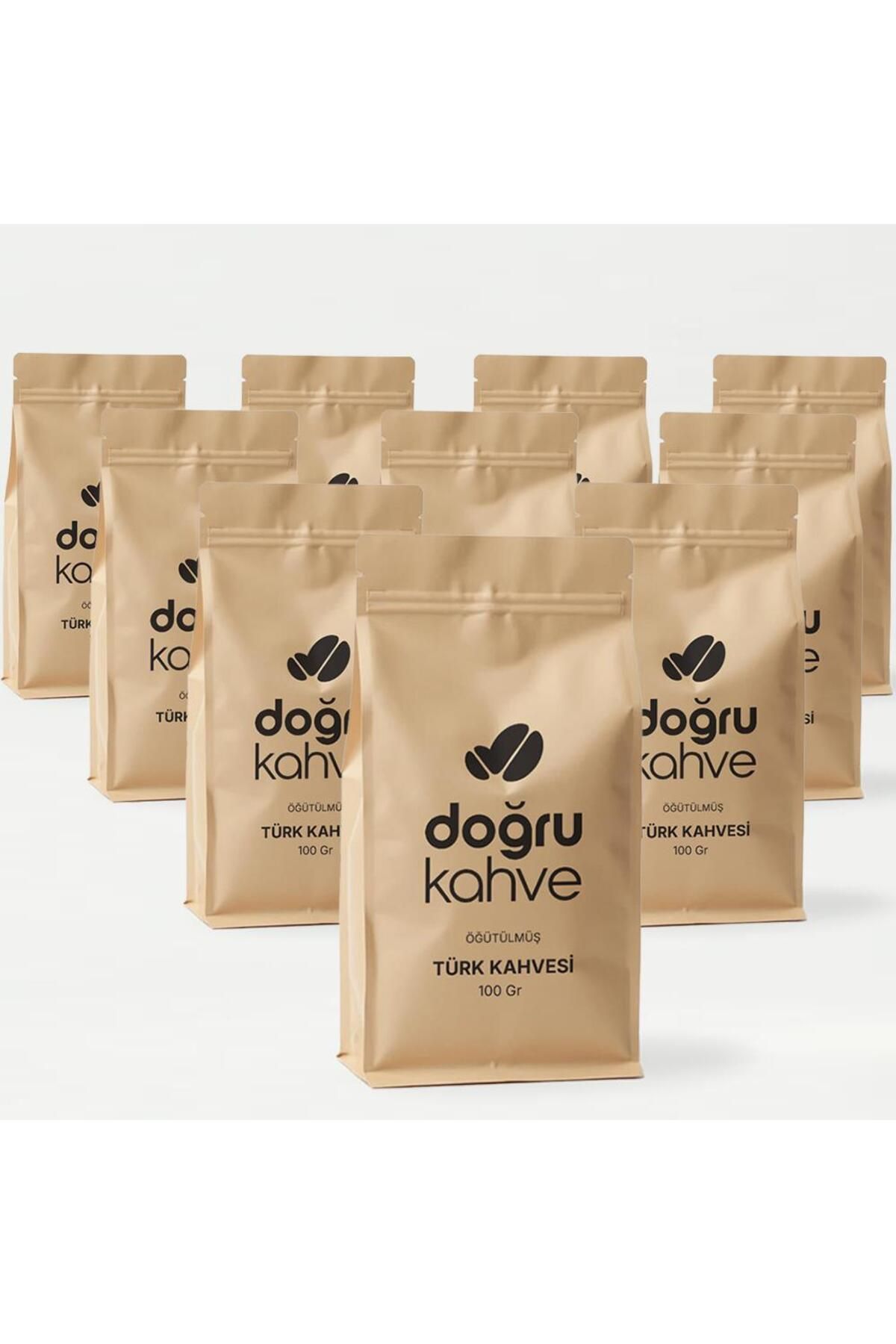 Doğru Kahve 10 Paket 100 Gr Türk Kahvesi - Turkish Coffee