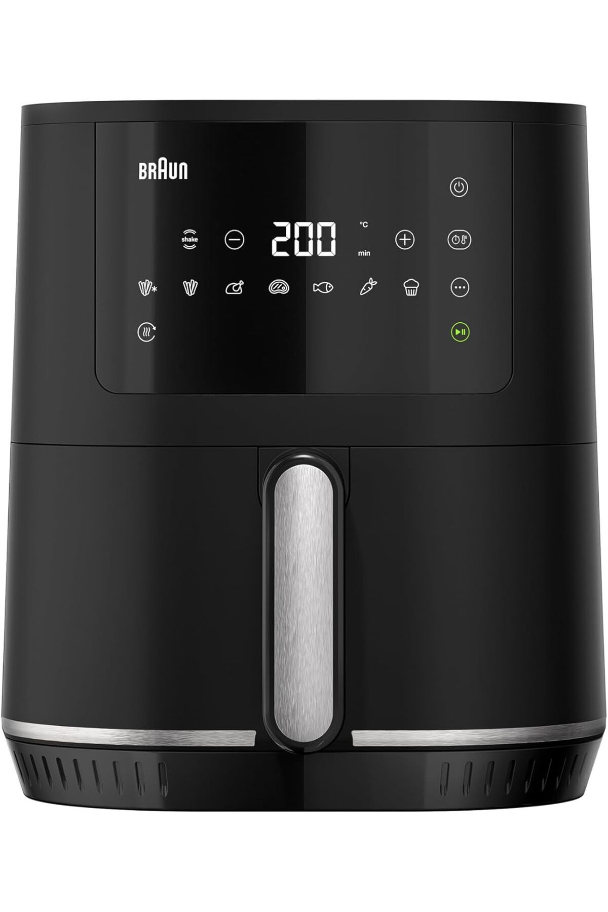 Braun-Braun MultiFry 3 Hot AirFryer, Digital Touch Screen, 8 Automatic Programs, 4.3 Litre Capacity, 1500 1