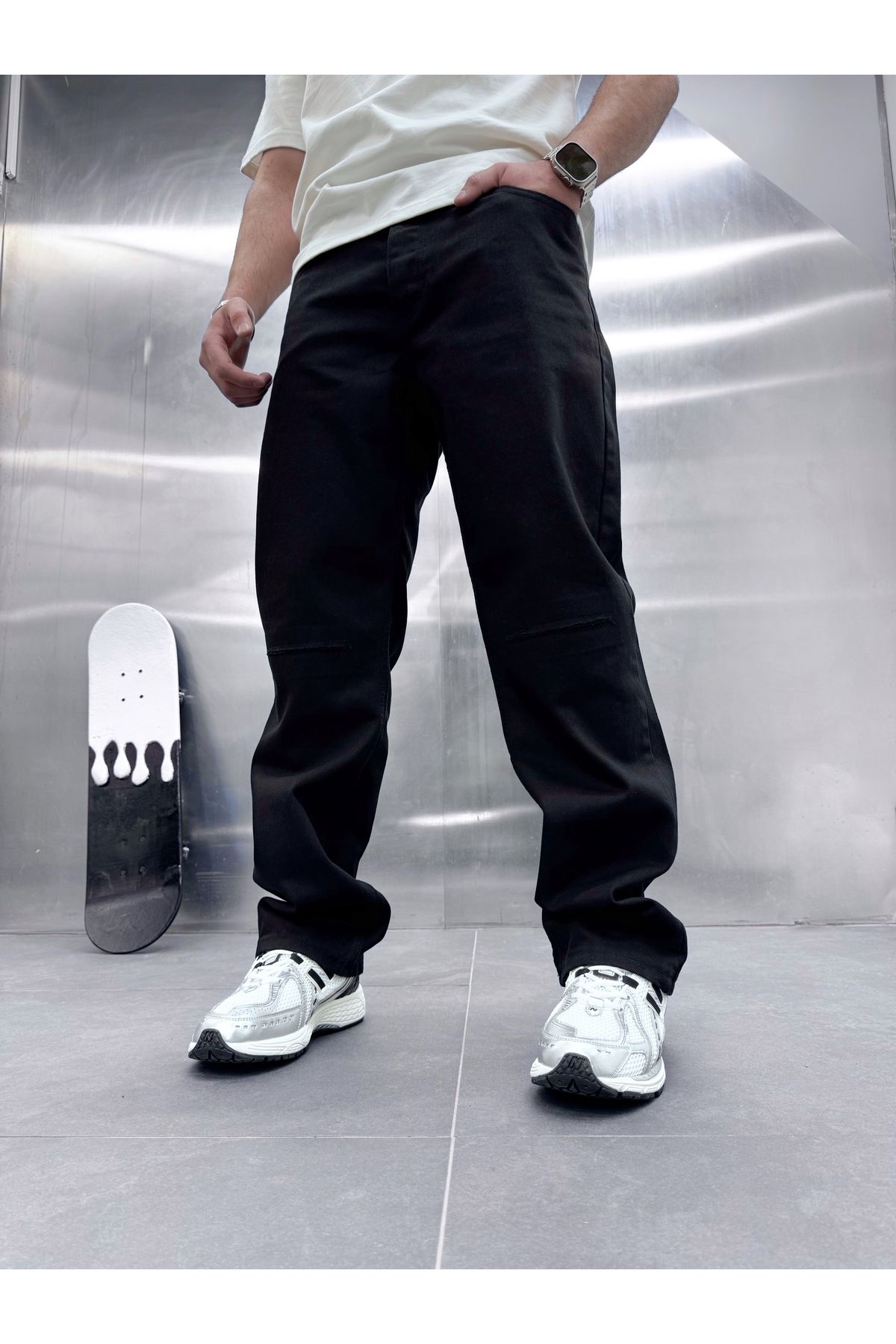 Deep Black Jeans YENİ SEZON ERKEK BAGGY PANTOLON