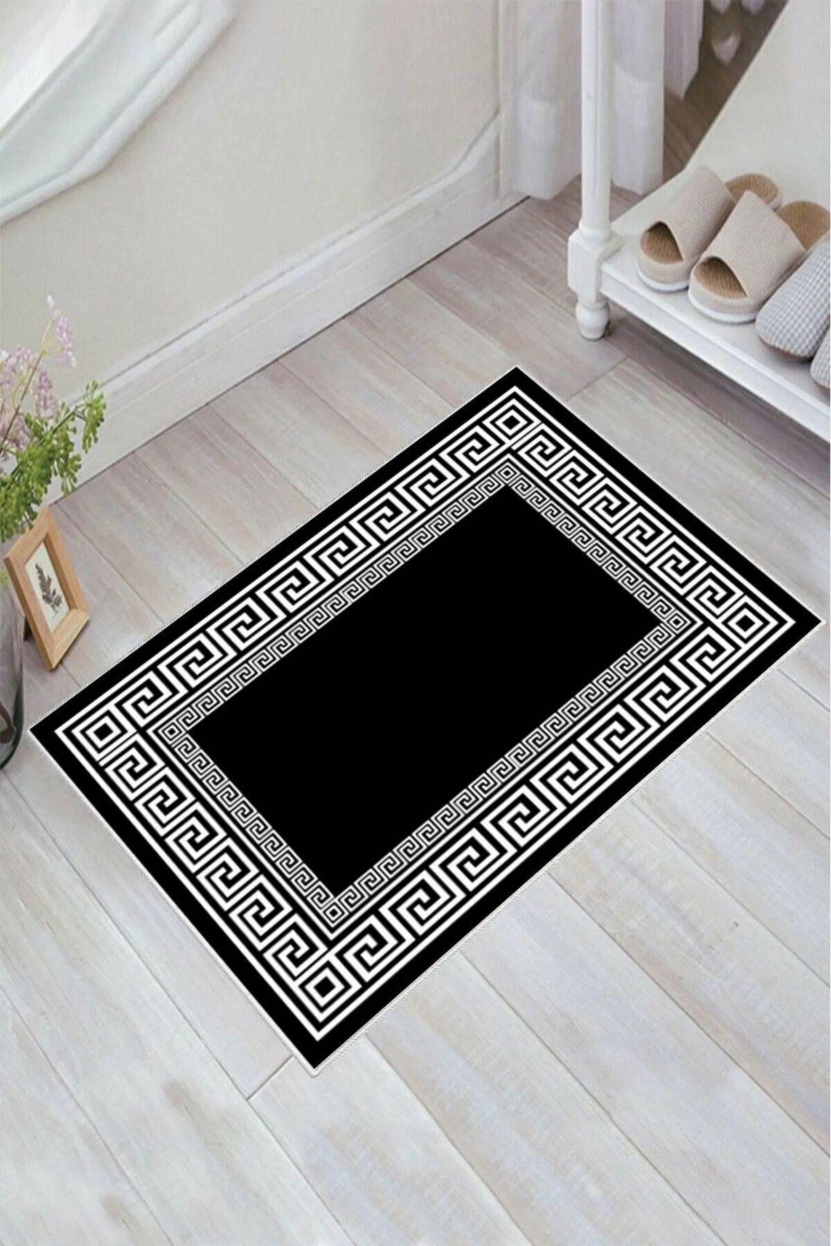nova century Kaymaz Taban Yıkanabilir Banyo Paspası - Nova Bath Desenli 50*80 Cm