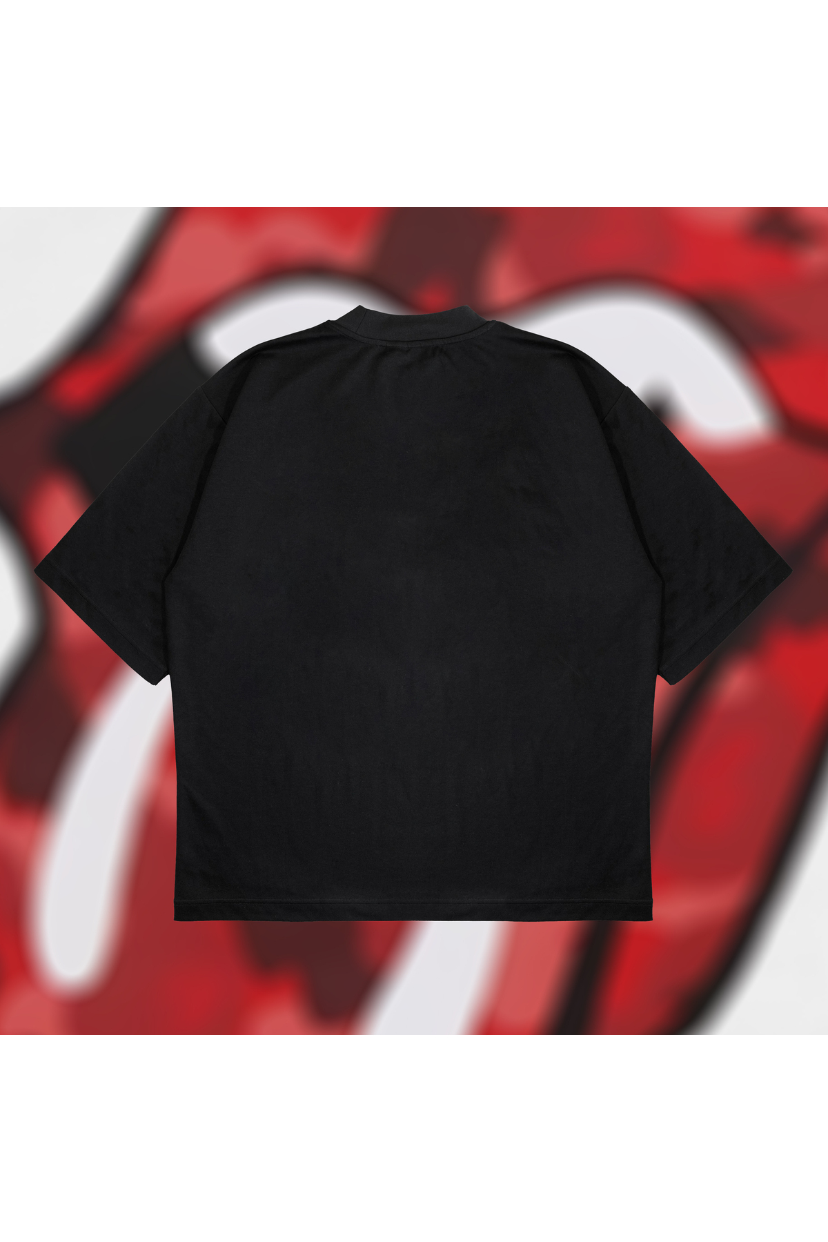 Tarzsokak A Bathing Ape X Rolling Stones Red Boxy Fit Oversize