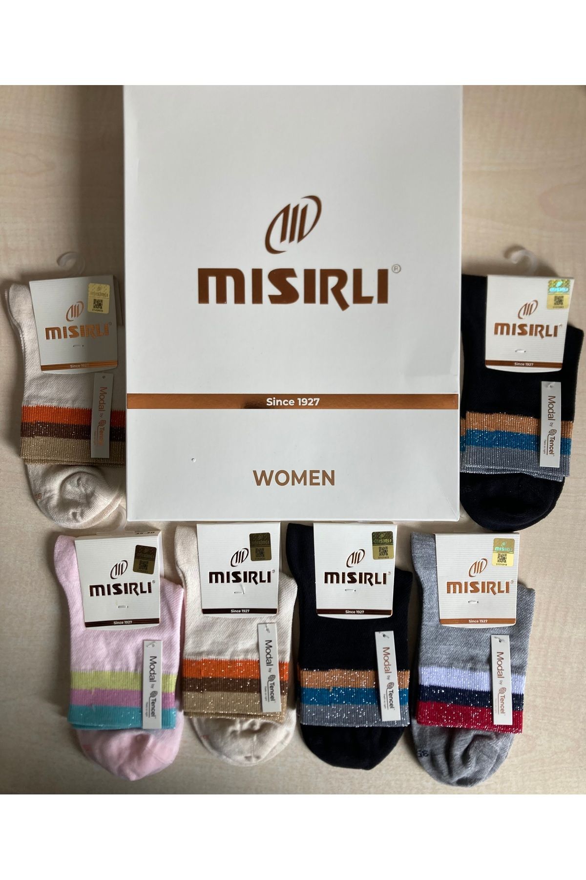 Mısırlı Mısırlı Bambu Kısa Konç Dikişsiz Konfor Lastikli Çorap 6'lı Paket