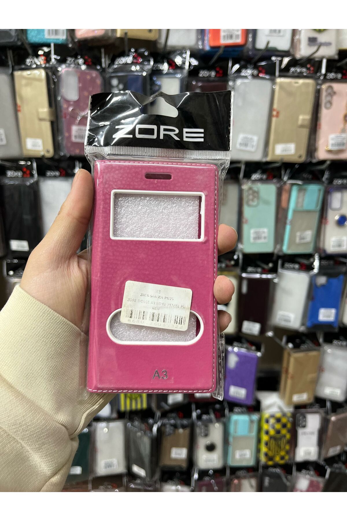 zore Samsung A3 Dolce Kapaklı Kılıf
