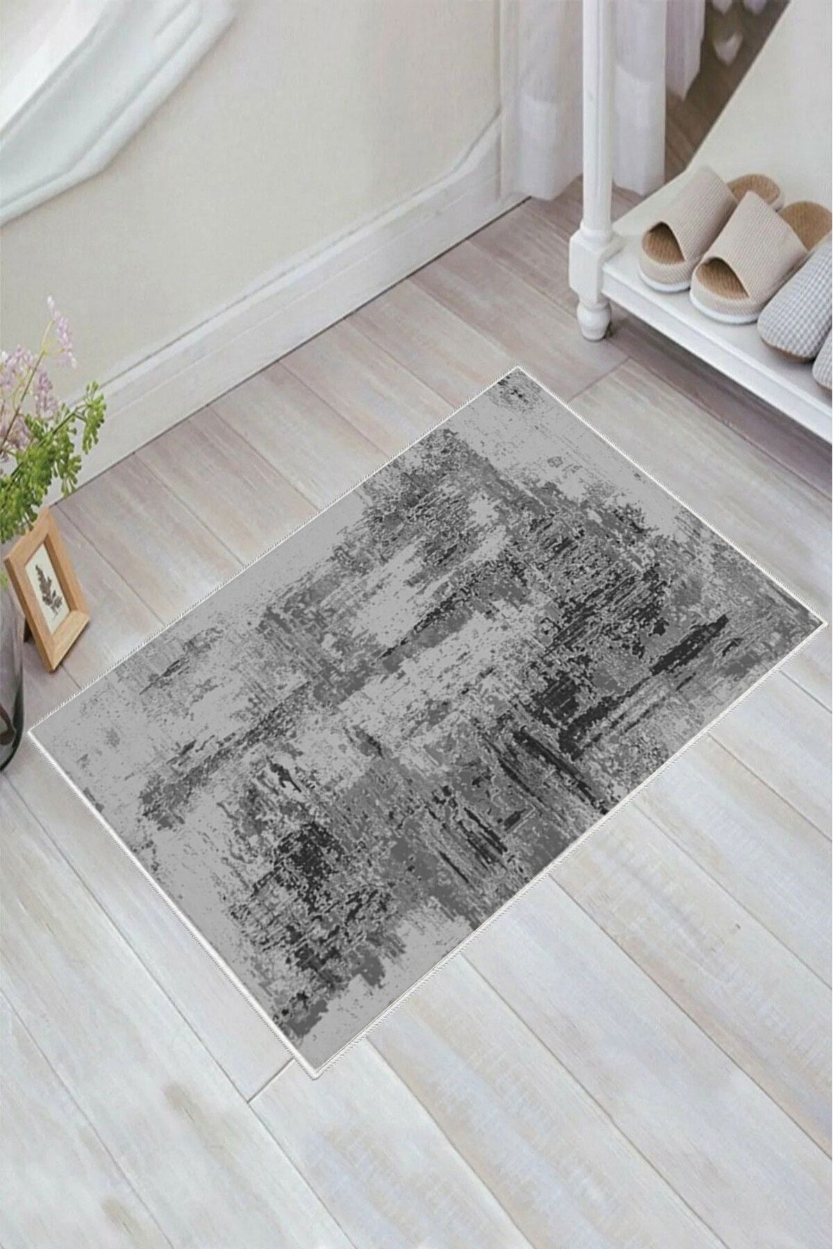 nova century Kaymaz Taban Yıkanabilir Banyo Paspası - Nova Bath Desenli 50*80 Cm