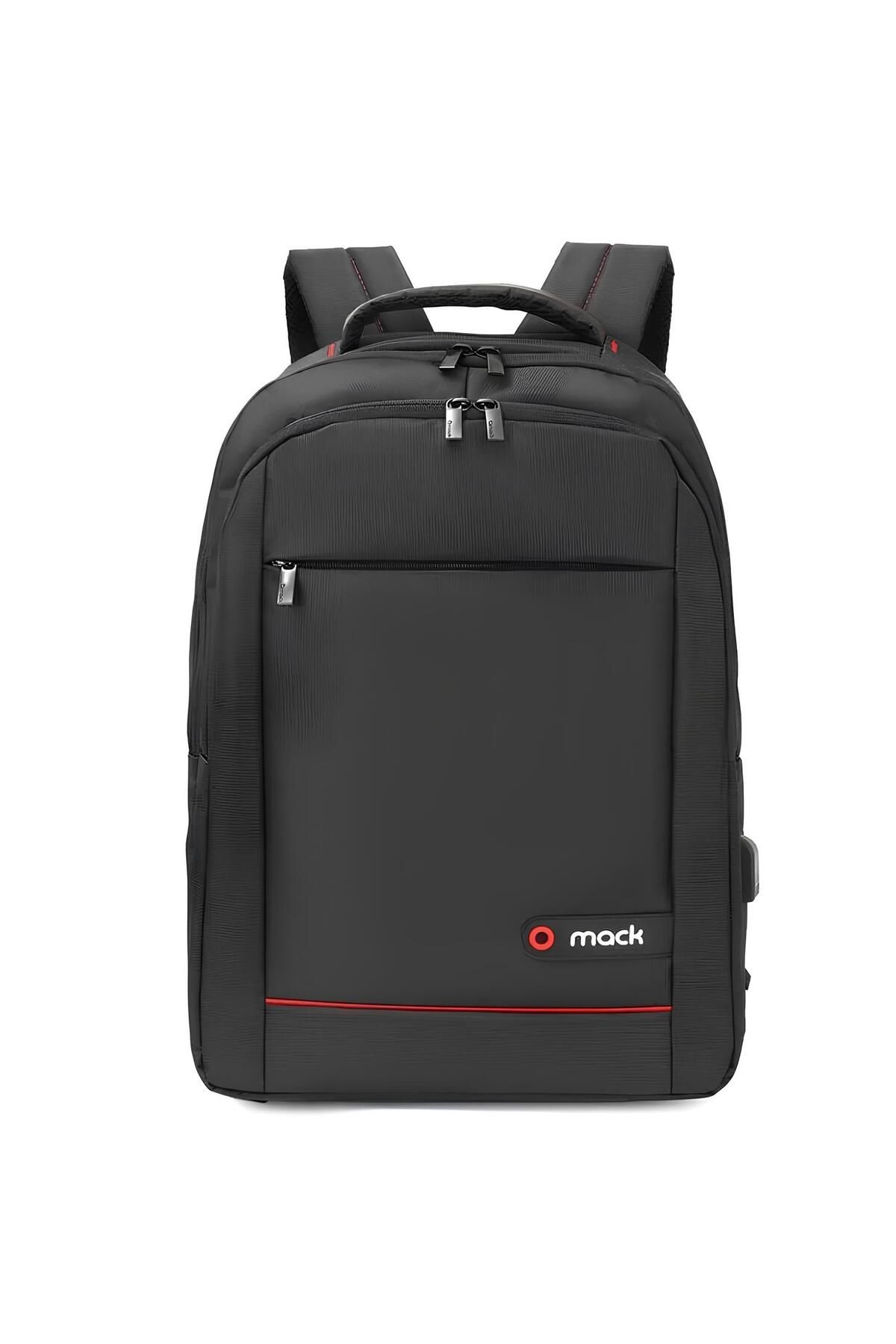 Asay Bilişim MACK MCC-006 15.6" OFFICE USB GİRİŞLİ NOTEBOOK SIRT ÇANTASI SİYAH