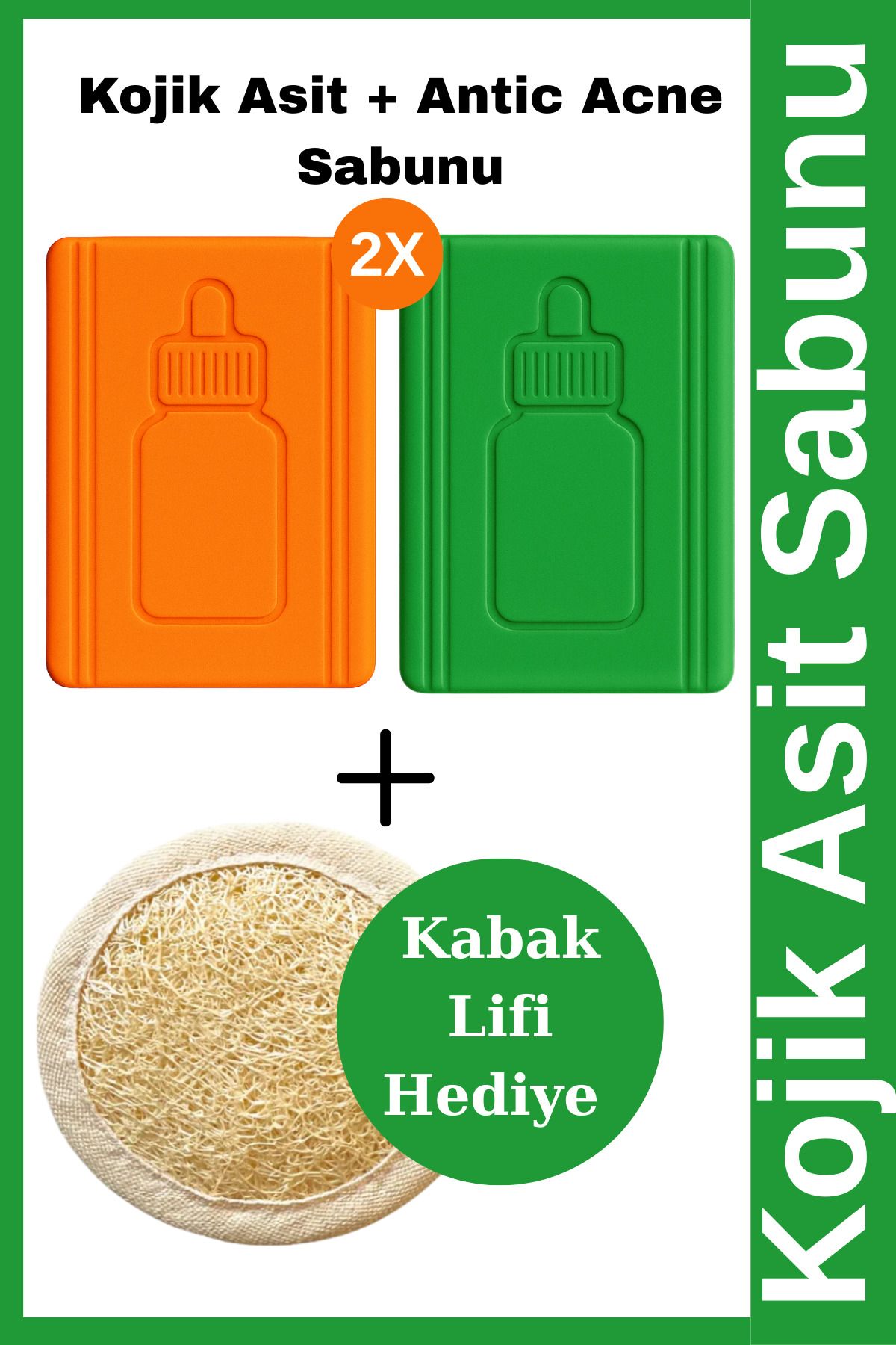 EPİZEN 2 Adet - Kojik Asit Sabunu Ve Anti Acne Sabunu Lekelere Ve Siyah Noktalara Karşı Özel Ürün