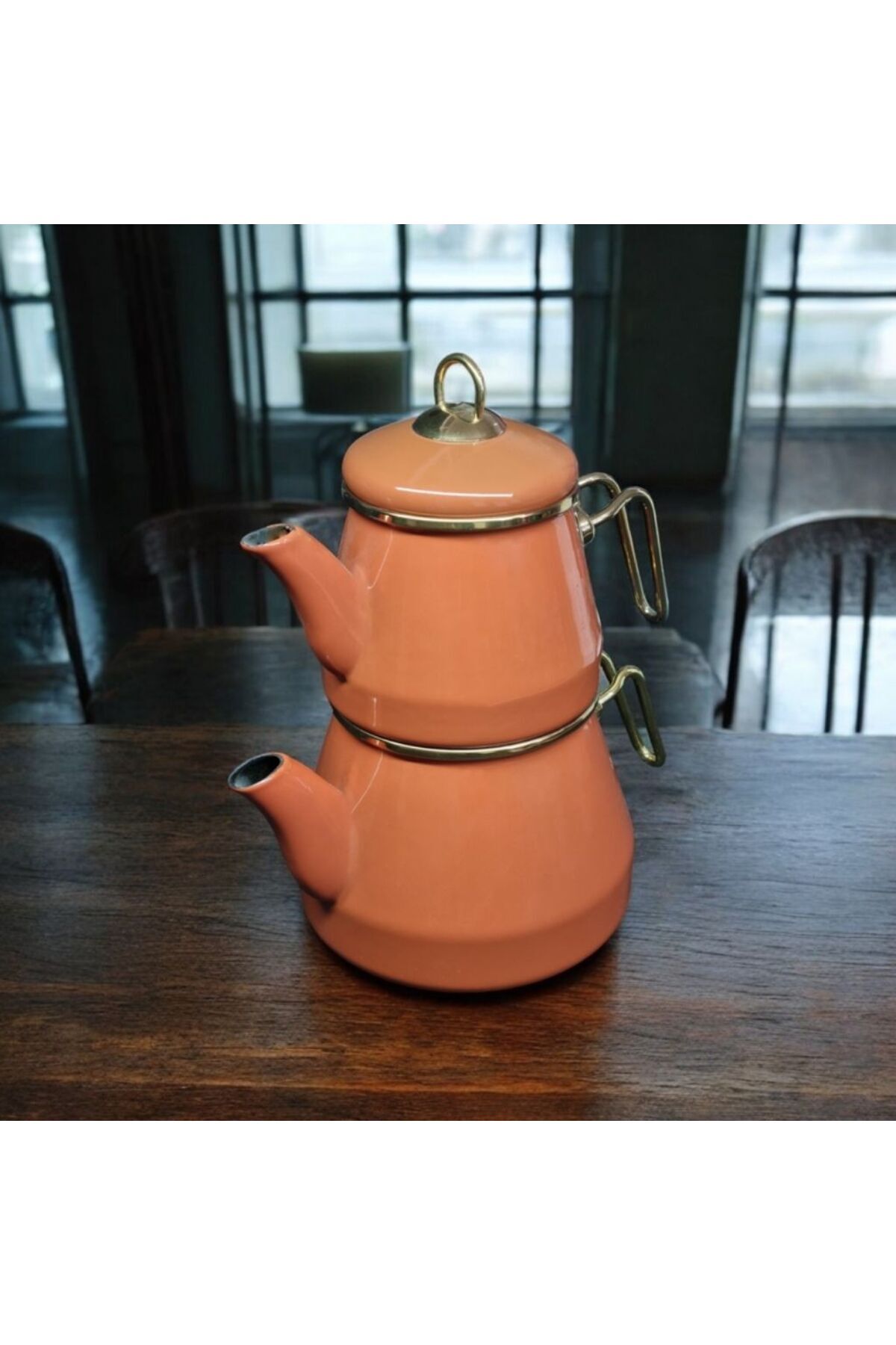 Taşev-Robin 4567 Teapot Set Caramel 3