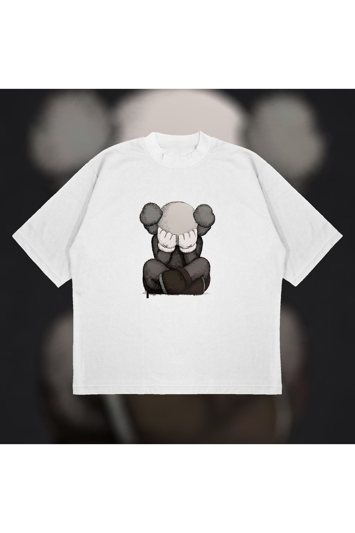 Tarzsokak Kaws Companion Unisex Pamuklu Nefes Alan Kalın Kumaşlı