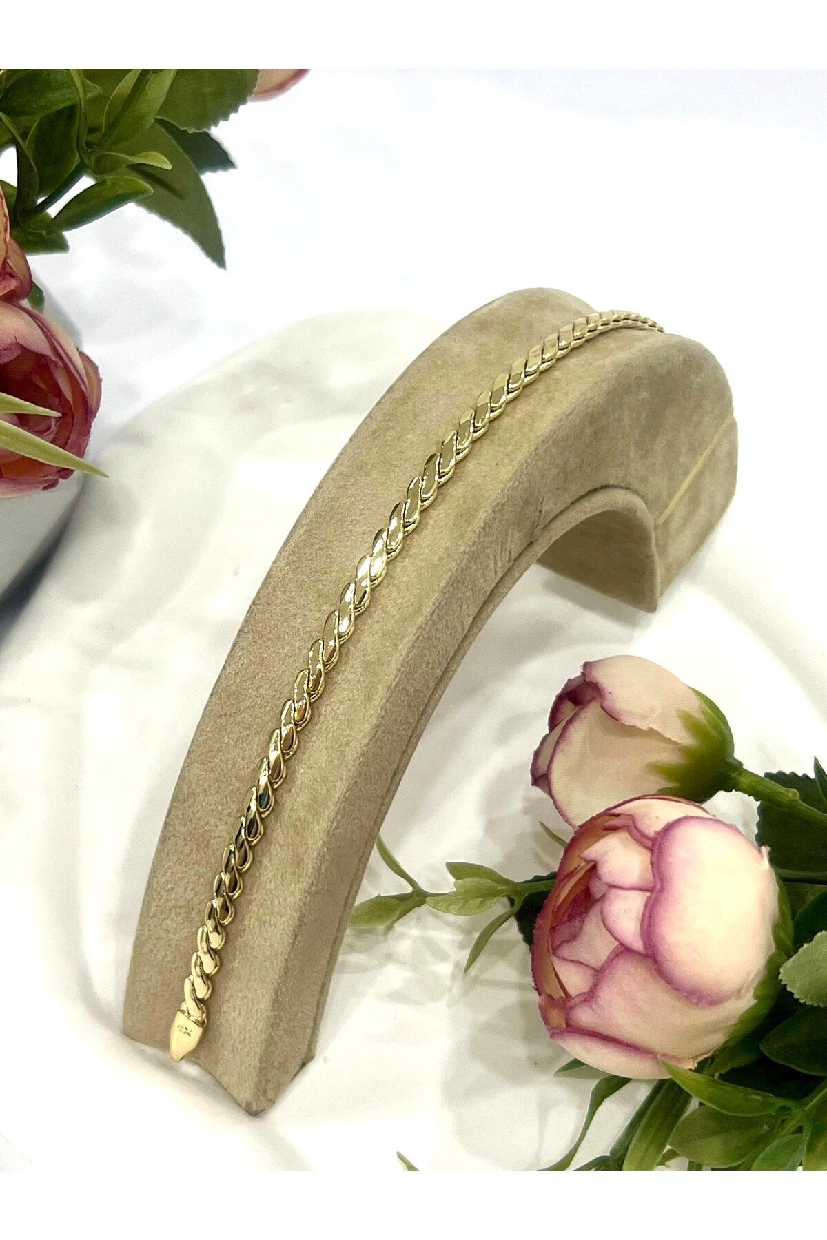 XUPING JEWELRY Burma Özel Bileklik Çelik (14K - 19cm)