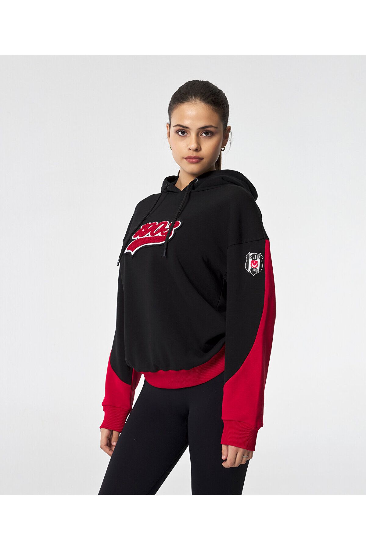 Kartal Yuvası BEŞİKTAŞ KADIN KAPÜŞONLU SWEATSHIRT 8525216T3