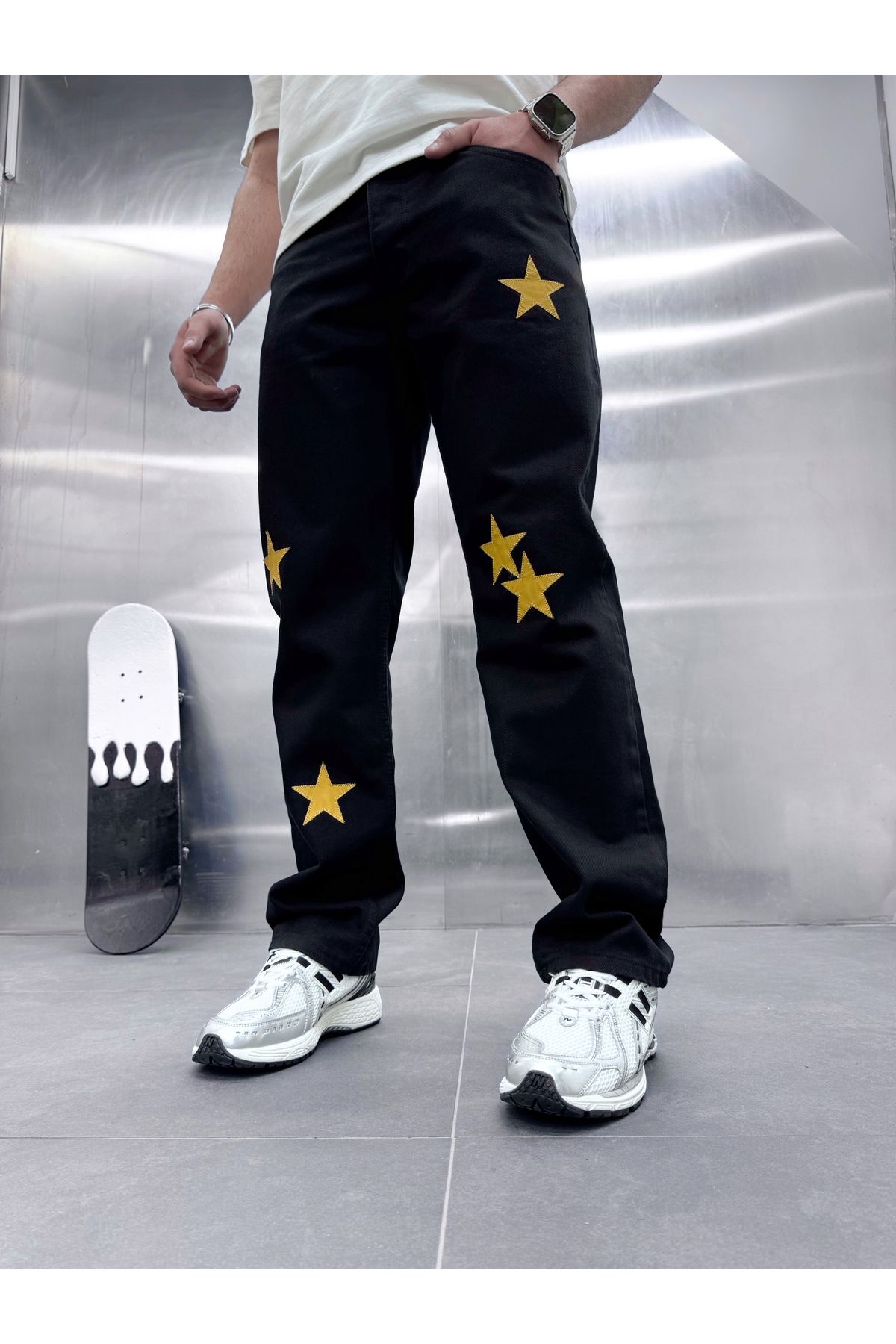 Deep Black Jeans YENİ SEZON ERKEK BAGGY PANTOLON