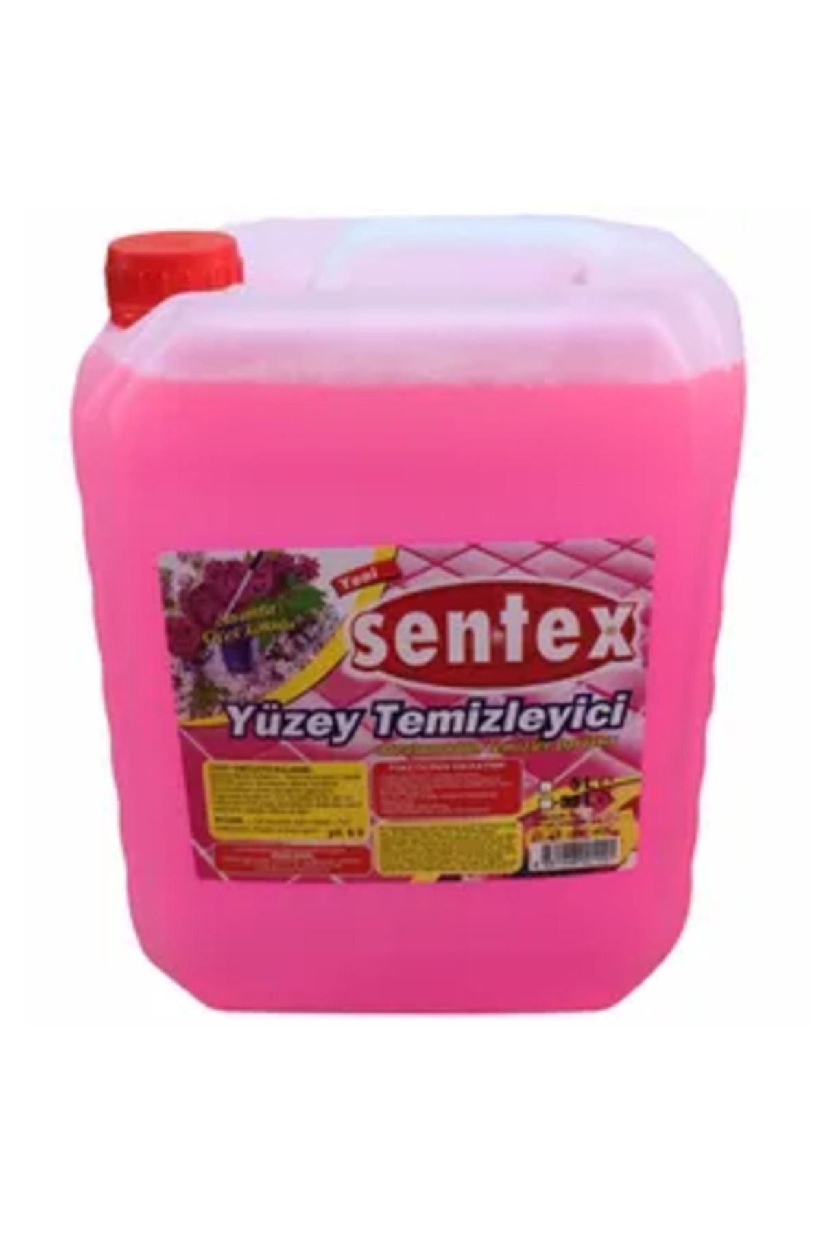 PRATİK SHOP Sentex Yüzey Temizleyici Gül Kokulu 5LT (1 Adet)