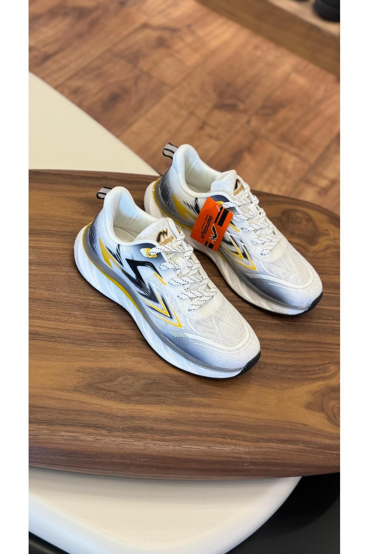 Paulo OWNDAYS BEYAZ FİLELİ TRİKO ERKEK AYAKKABI SNEAKERS - ERKEK SPOR AYAKKABI