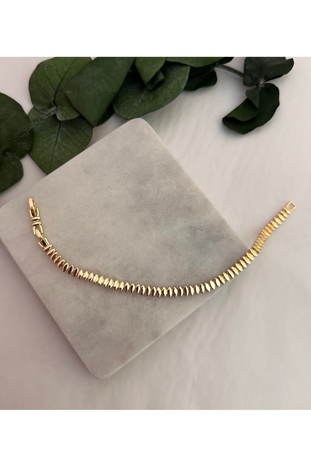 YENGEÇ Arpa Model Gold Bileklik