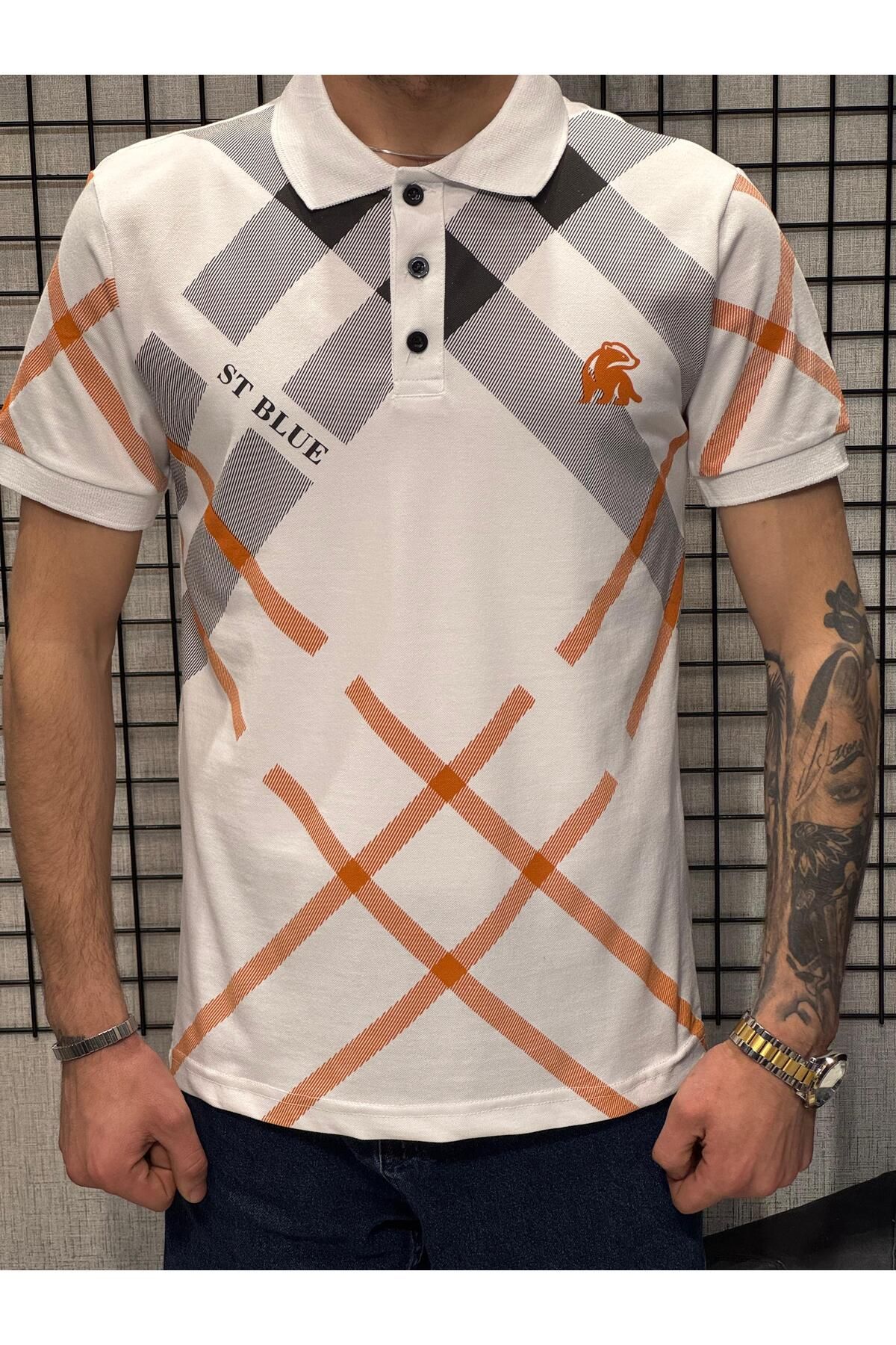 STBLUEGYM polo yaka