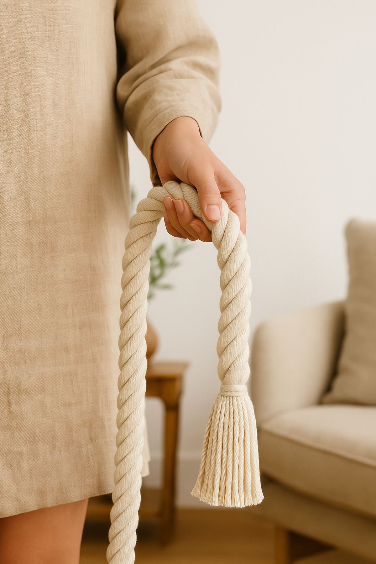 TAHAHAMAK-3 Twist Macrame Rope Lanyard - 10 Mm, 3 Meters 1