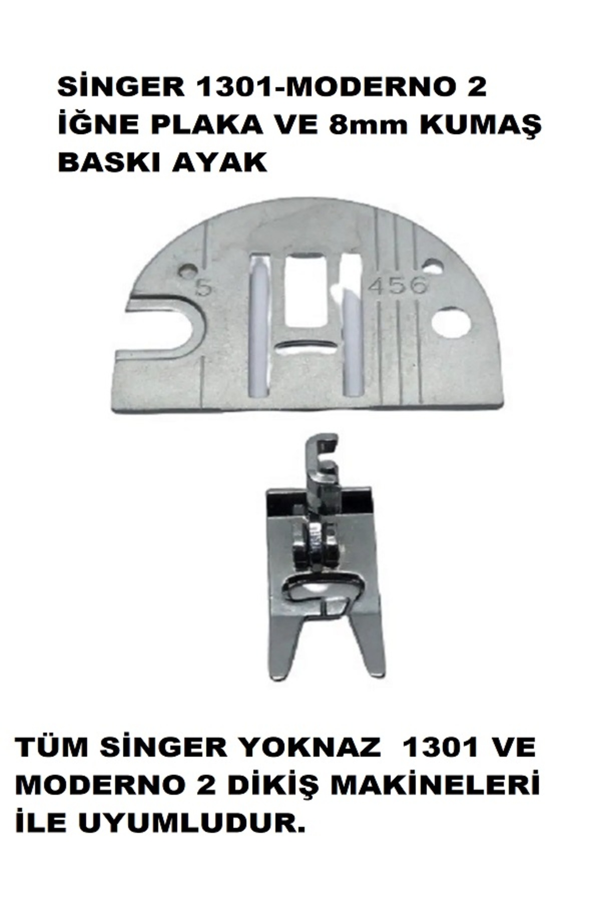 Swart SINGER YOKNAZ 1301 VE MODERNO 2 Dikiş Makinası Iğne Plakası