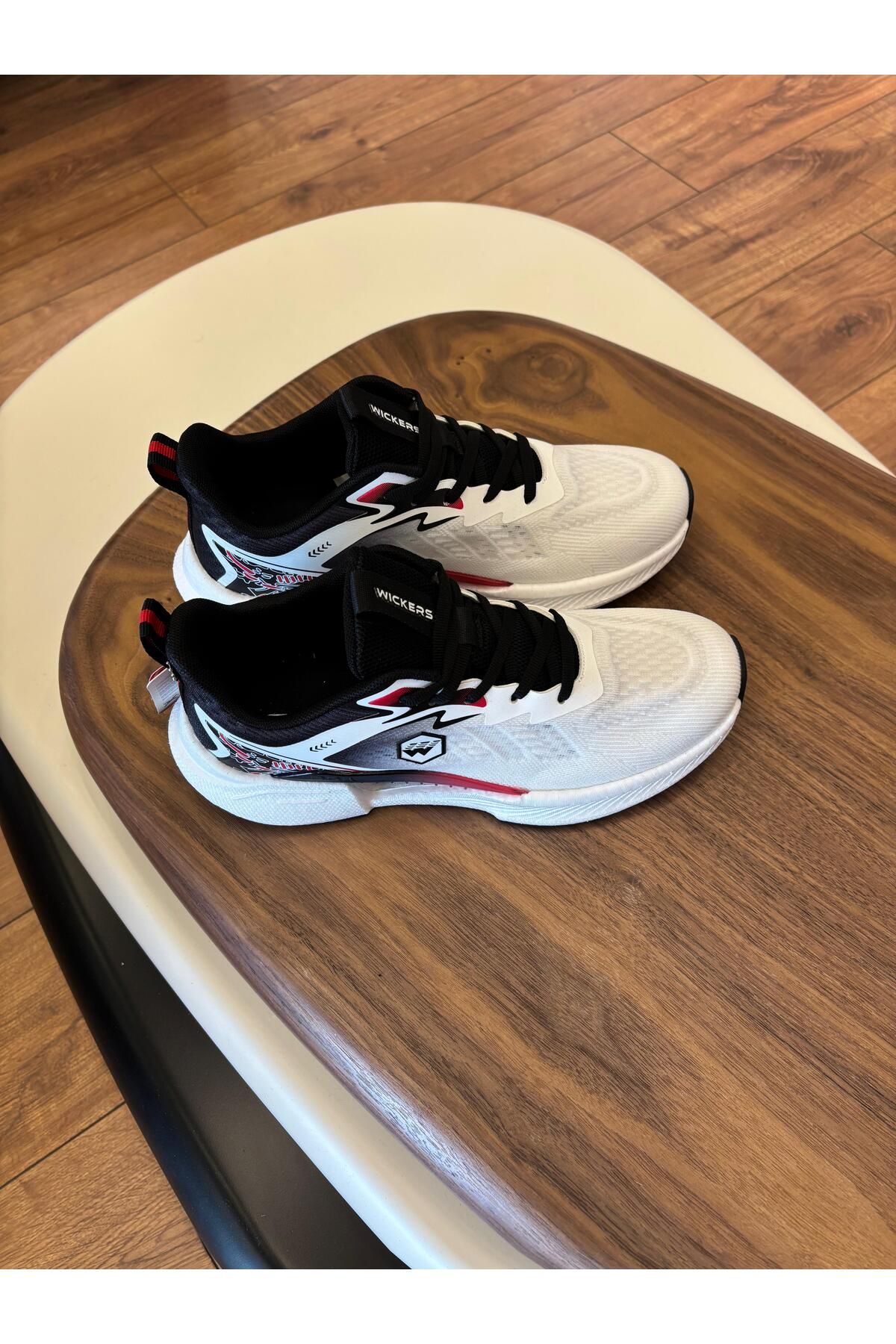 Paulo WIKERS BEYAZ FİLELİ TRİKO ERKEK AYAKKABI SNEAKERS - ERKEK SPOR AYAKKABI