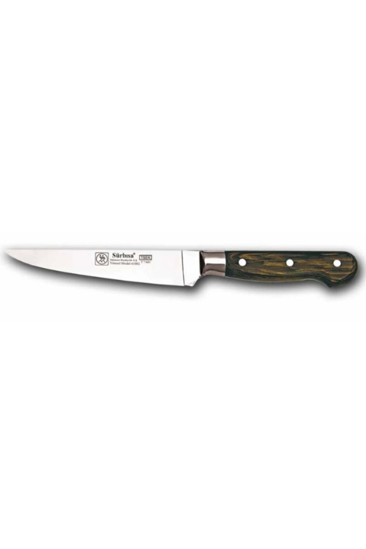 Sürbisa Ahşap Saplı Yöresel Mutfak Bıçağı 61002-ym 15.0 Cm