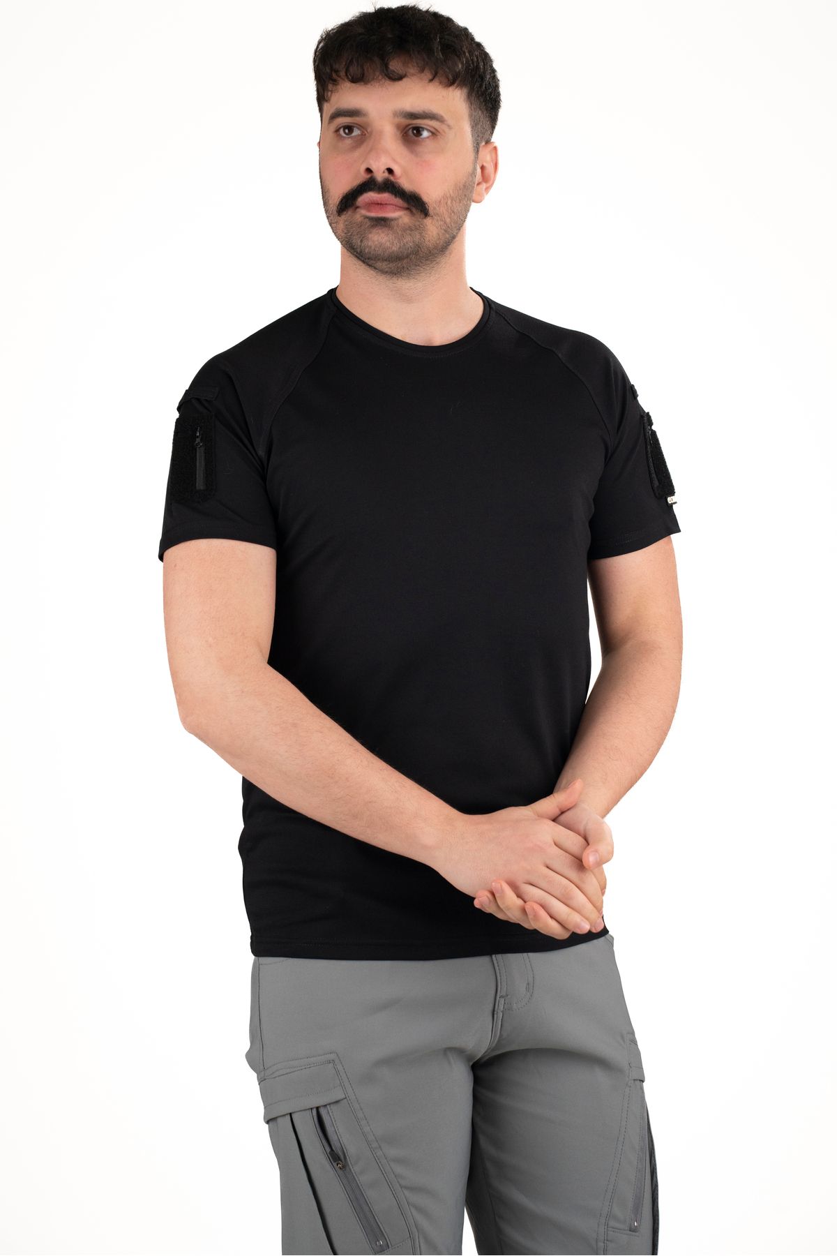 NKYSTORE Taktik Tişört – Cepli Kol Tasarımı, Nefes Alabilir Kumaş