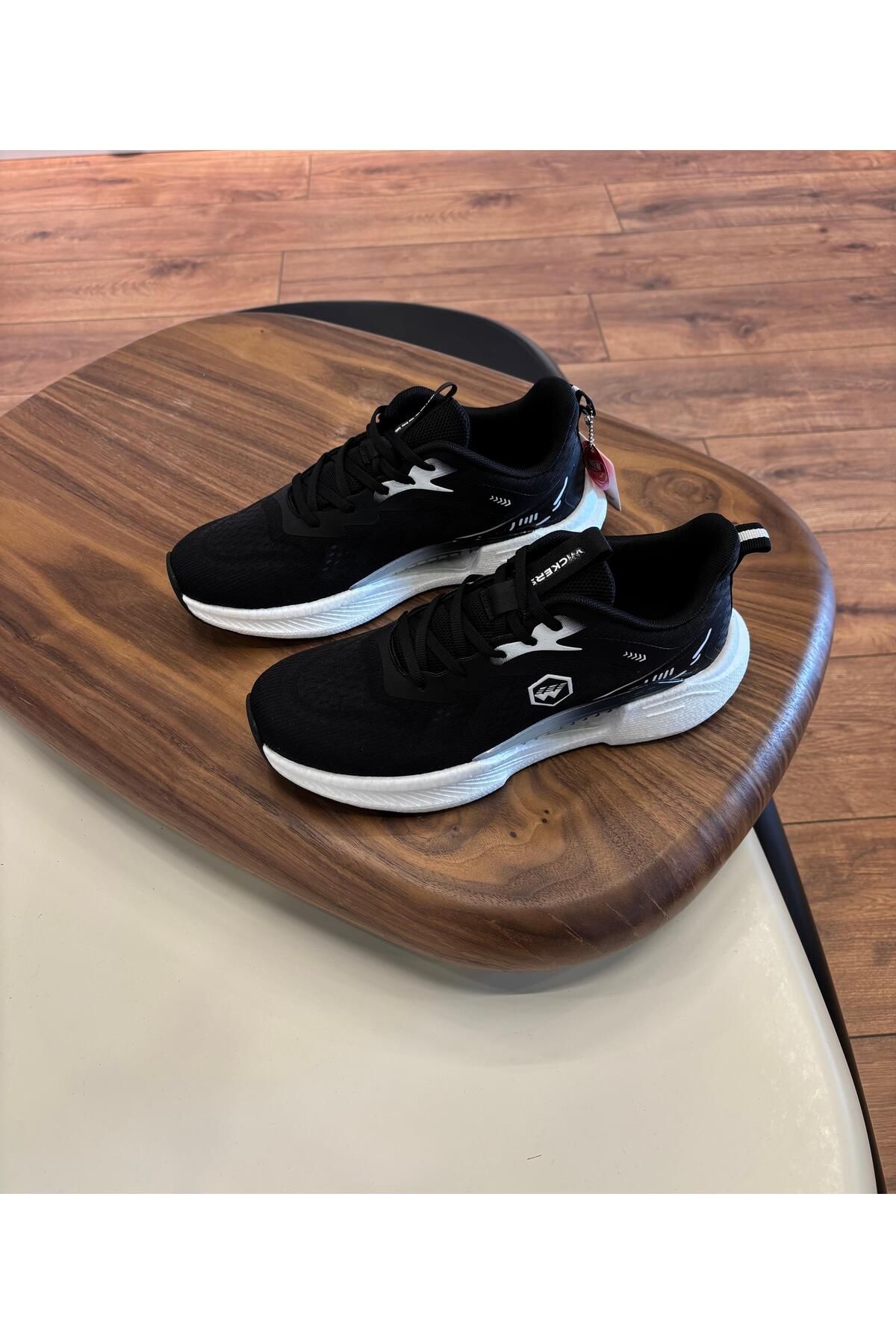 Paulo WIKERS SİYAH FİLELİ TRİKO ERKEK AYAKKABI SNEAKERS - ERKEK SPOR AYAKKABI