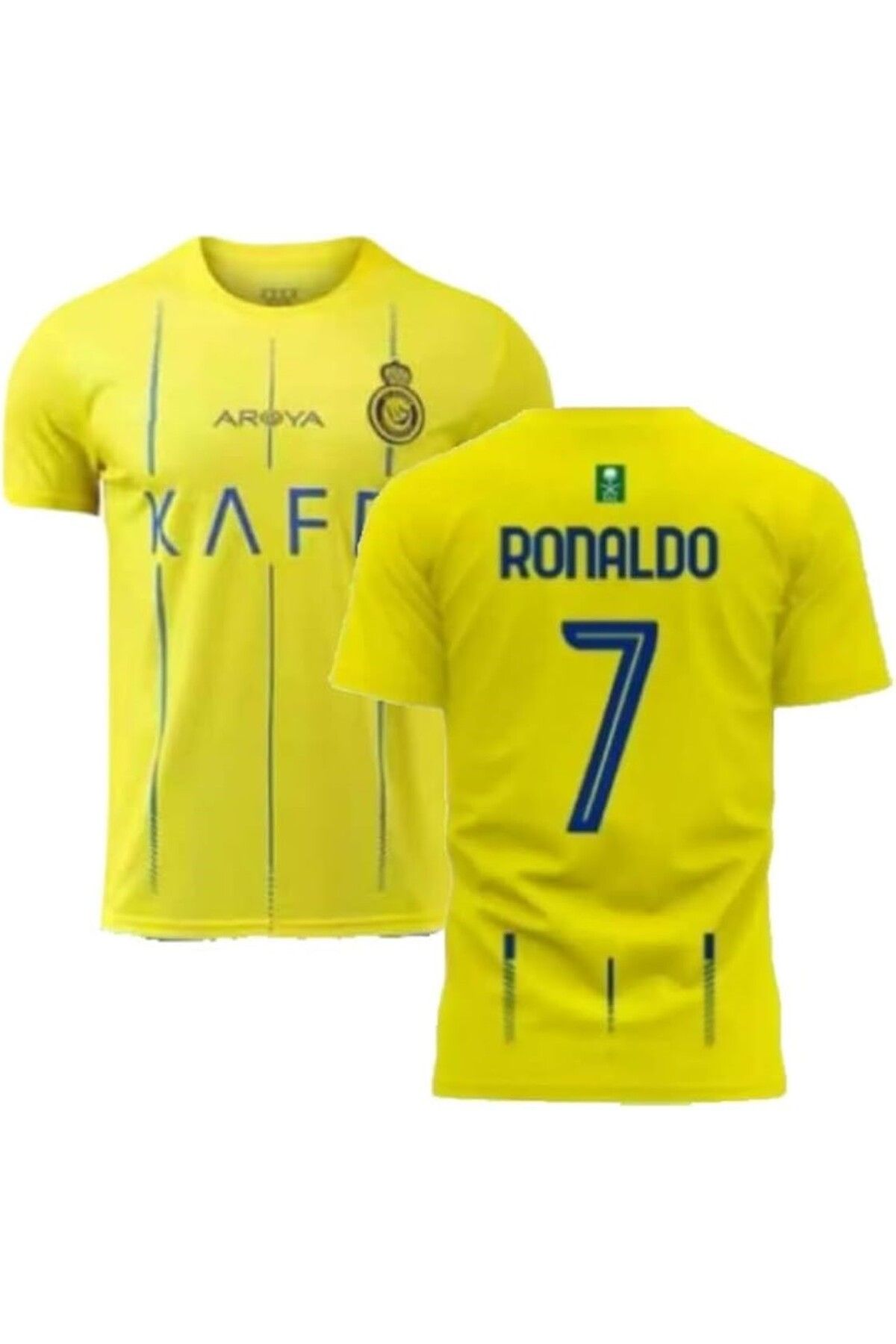 yenteks Al-Nasr- Ronaldo İç Saha Sarı Yetişkin Forma