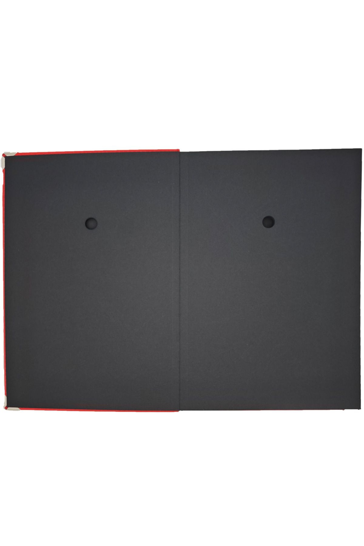 ankara menü-Red Leather Signature Folder - Mapa Presentation File - Document Folder (10 Leafs) 3