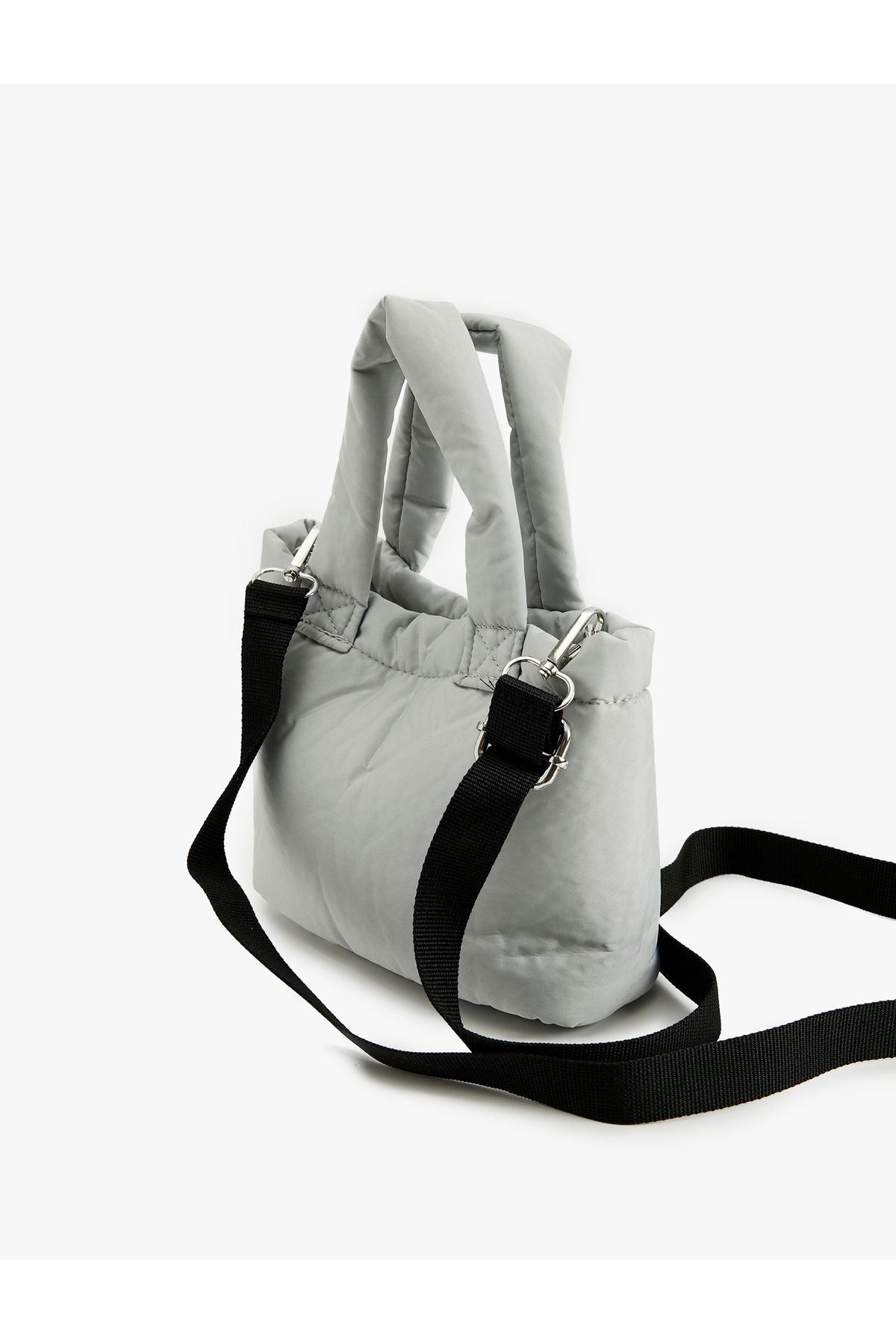 Koton-Inflatable Crossbody Bag with Handle Removable Strap 4