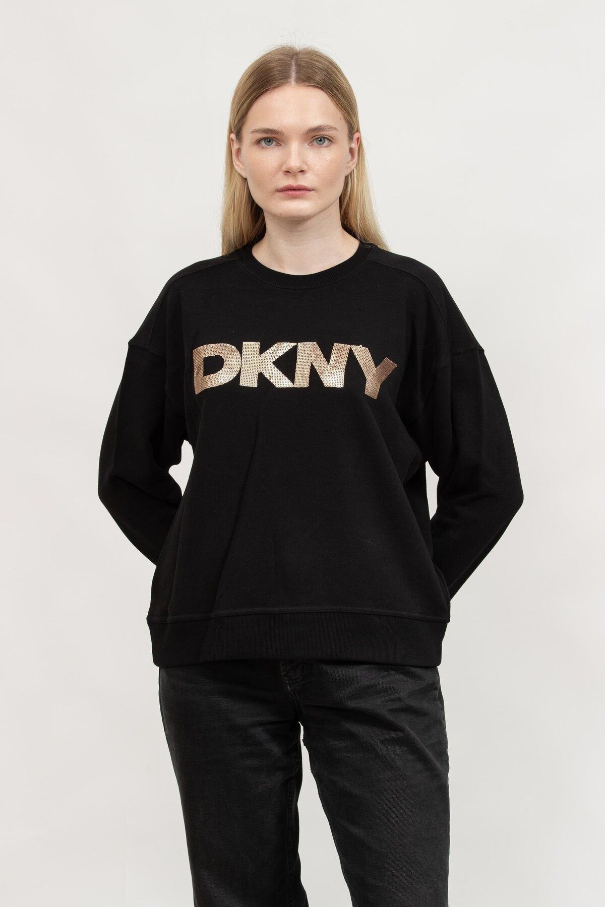 Dkny Kadın Bisiklet Yaka Sweatshirt