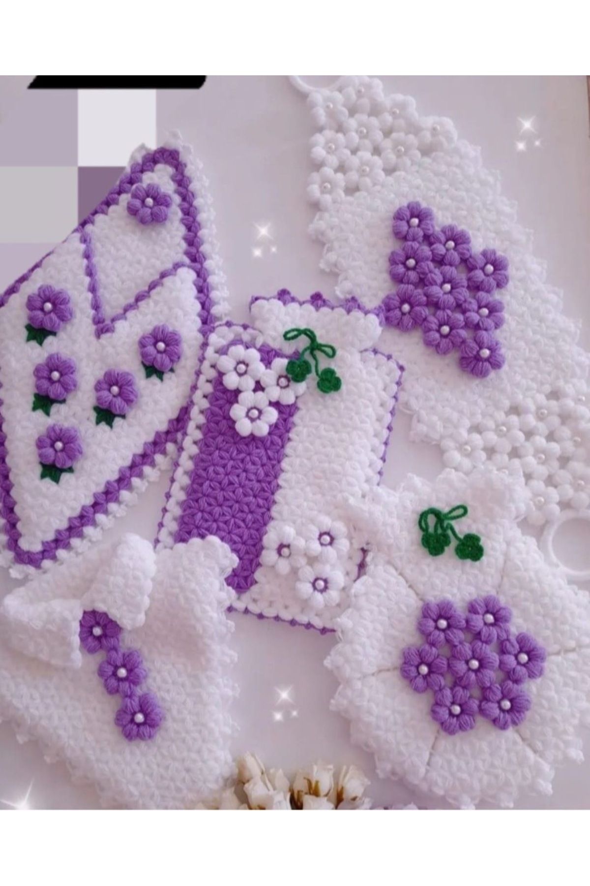Butik ZA Handmade çeyizlik lif takımı