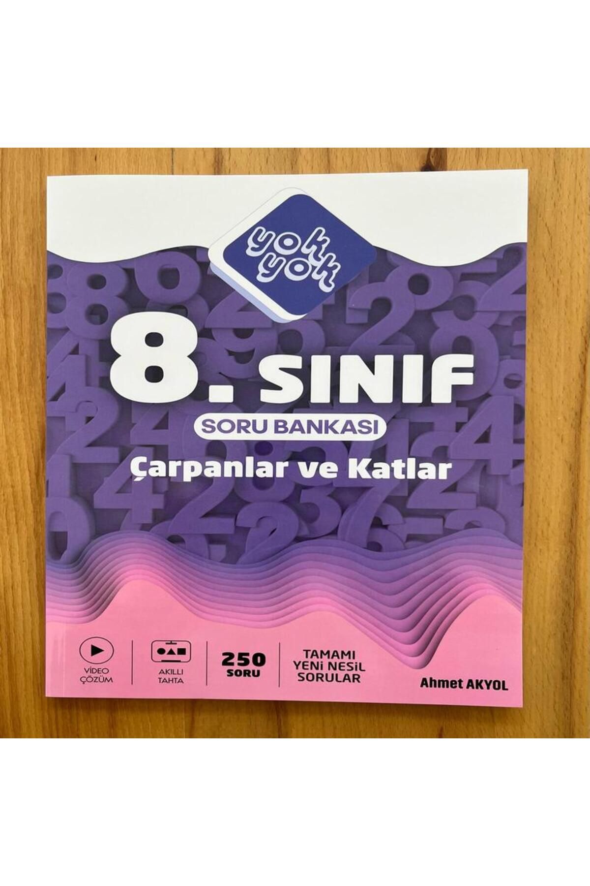 YOK YOK YAYINLARI 8.SINIF MATEMATİK 2'Lİ SORU BANKASI ÇARPANLAR VE KATLAR + ÜSLÜ İFADELER