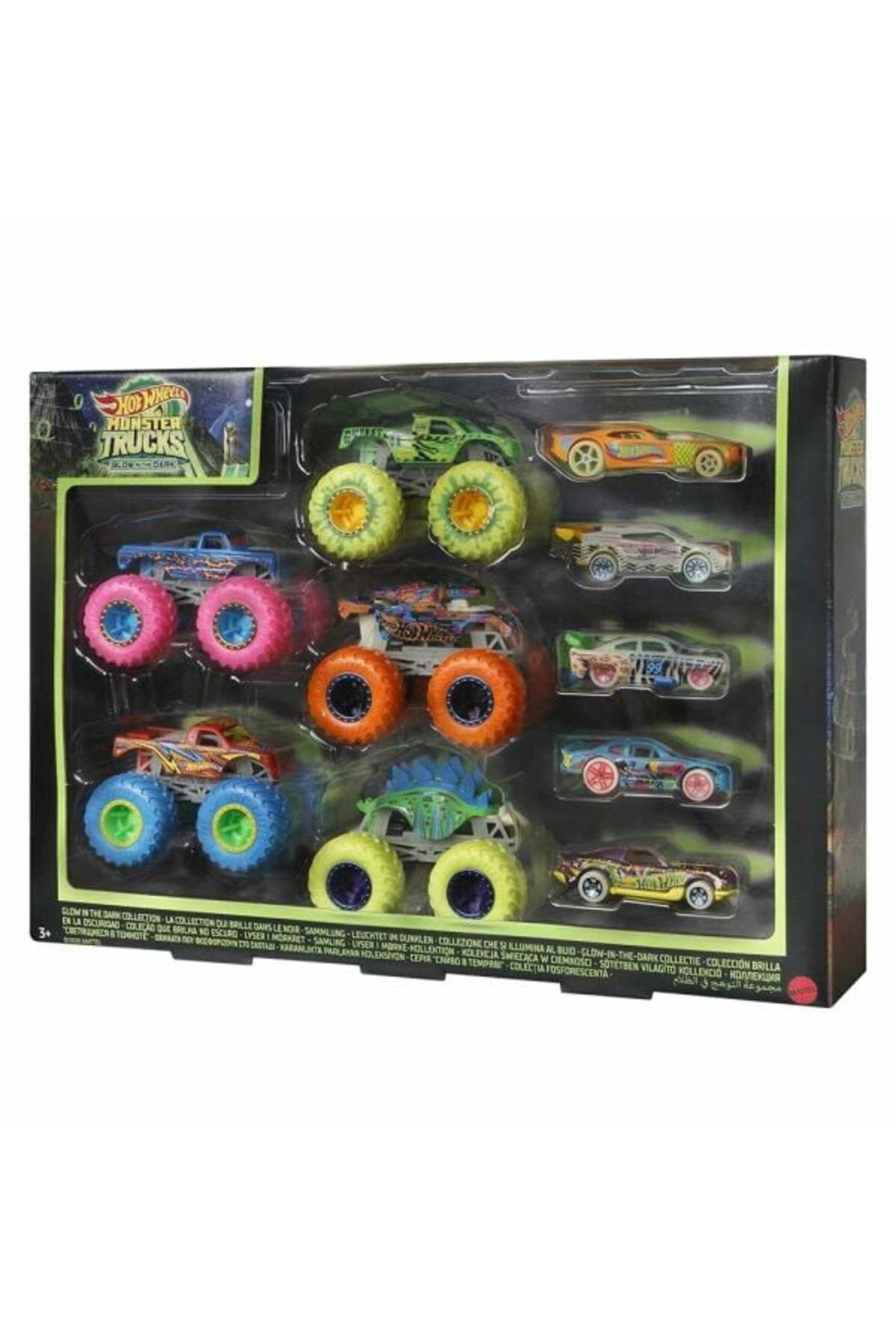 MATMEL Mattel HW Karanlıkta Parlayan Araçlar Paketi HCB57
