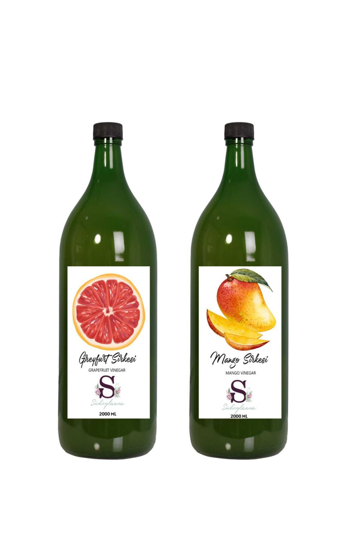 Süheylaana Doğal Greyfurt Sirkesi 2000 Ml - Doğal Mango Sirkesi 2000 Ml