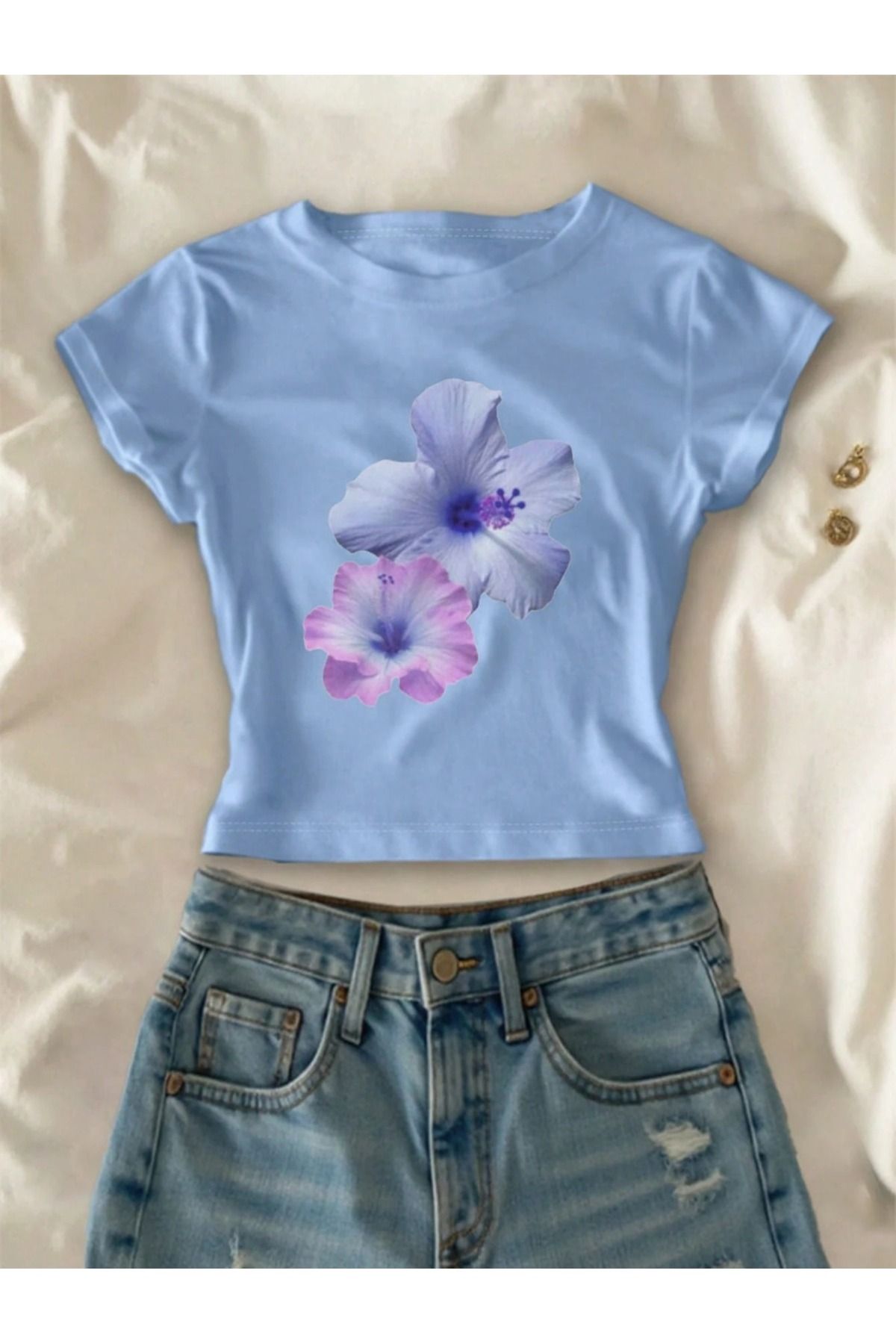 JANSO GROUP - KADIN CROP TSHIRT BASKILI 01