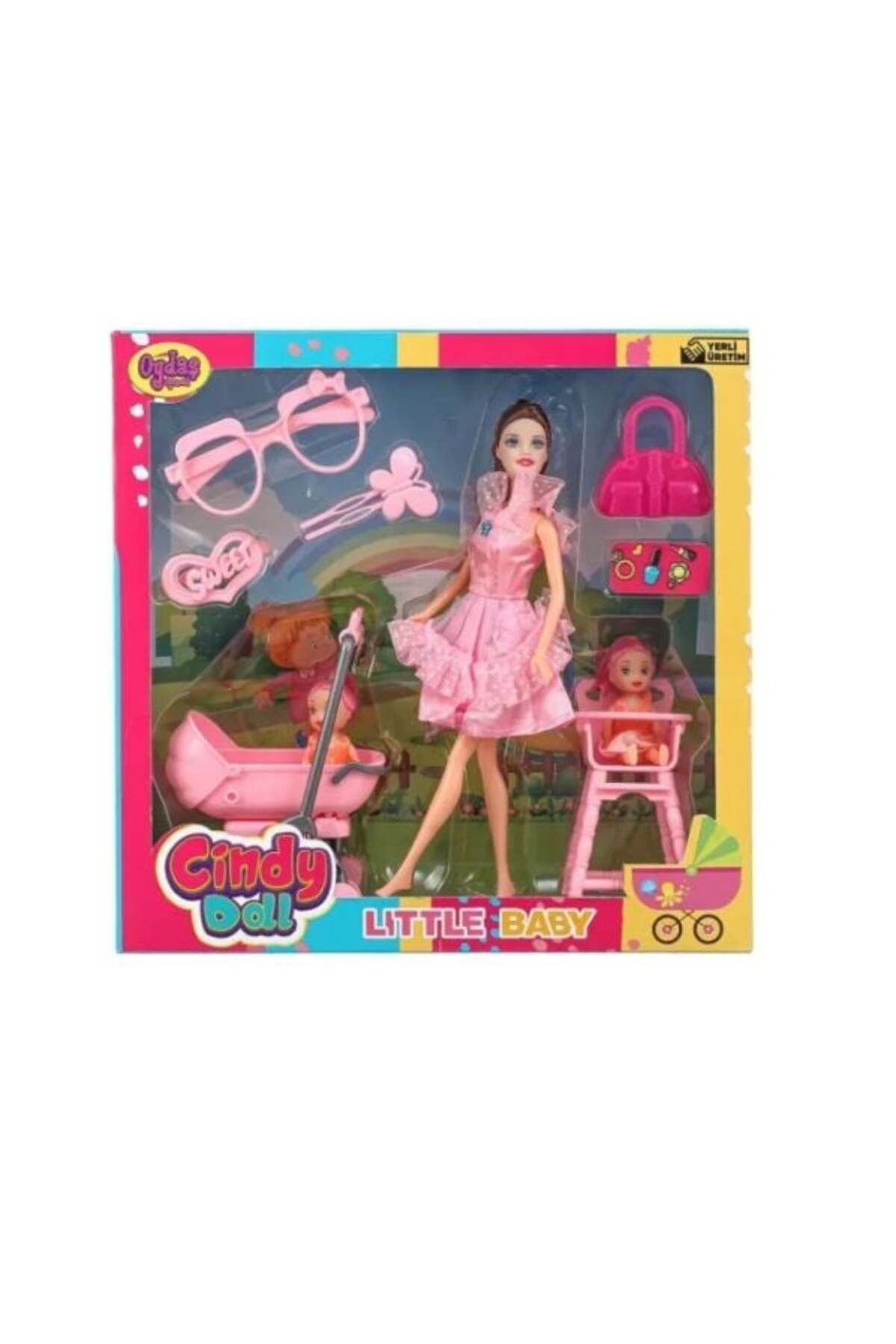 MATMEL Oydaş Cindy Doll Pusetli Mama Sandalyeli 02456