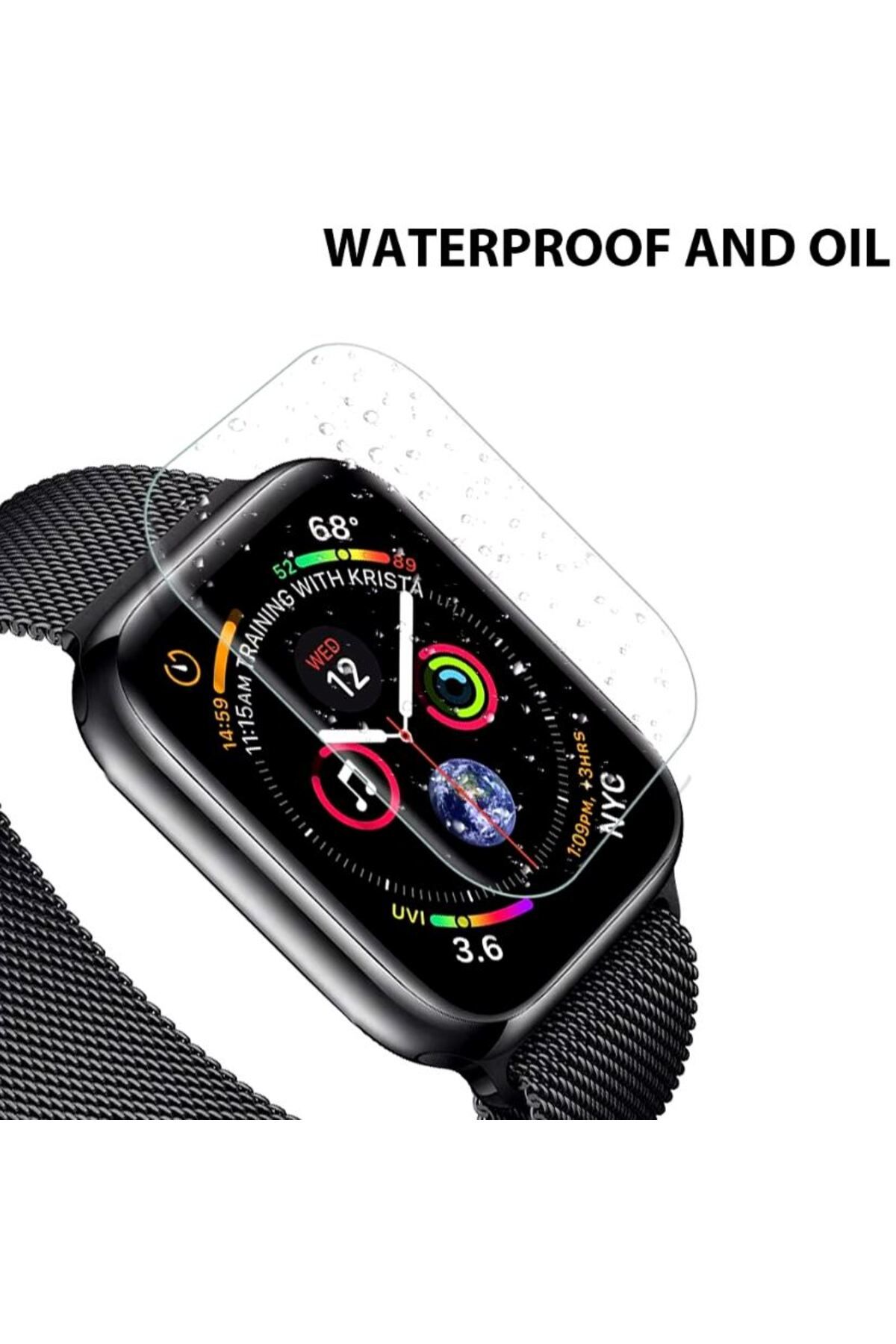 REDz Accessories-Protector de ecran, pentru Apple Watch Series 10, folie transparentă - Apple Watch 46mm Series 10 4