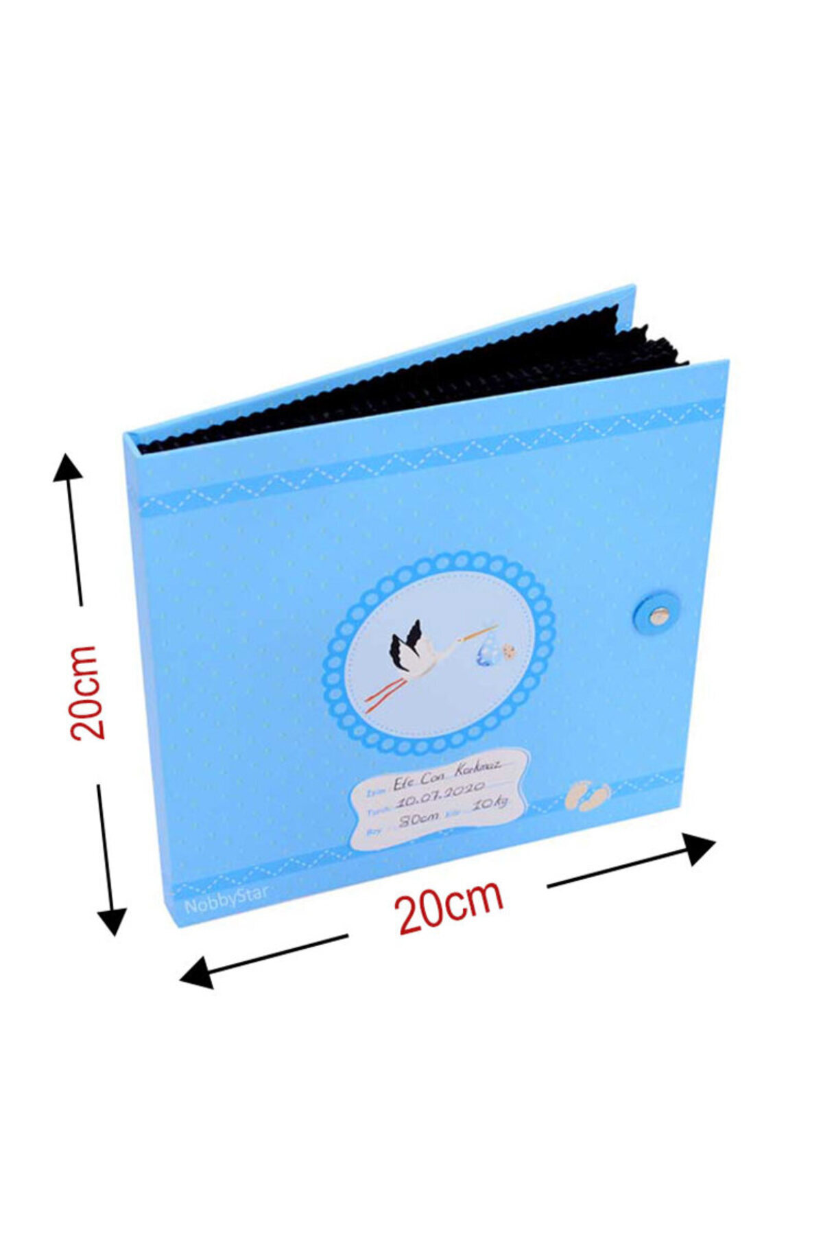 Genel Markalar Leylek Bebek Anı Defteri - Beyaz Kalem Hediyeli fotoğrafı 6 (önizleme)