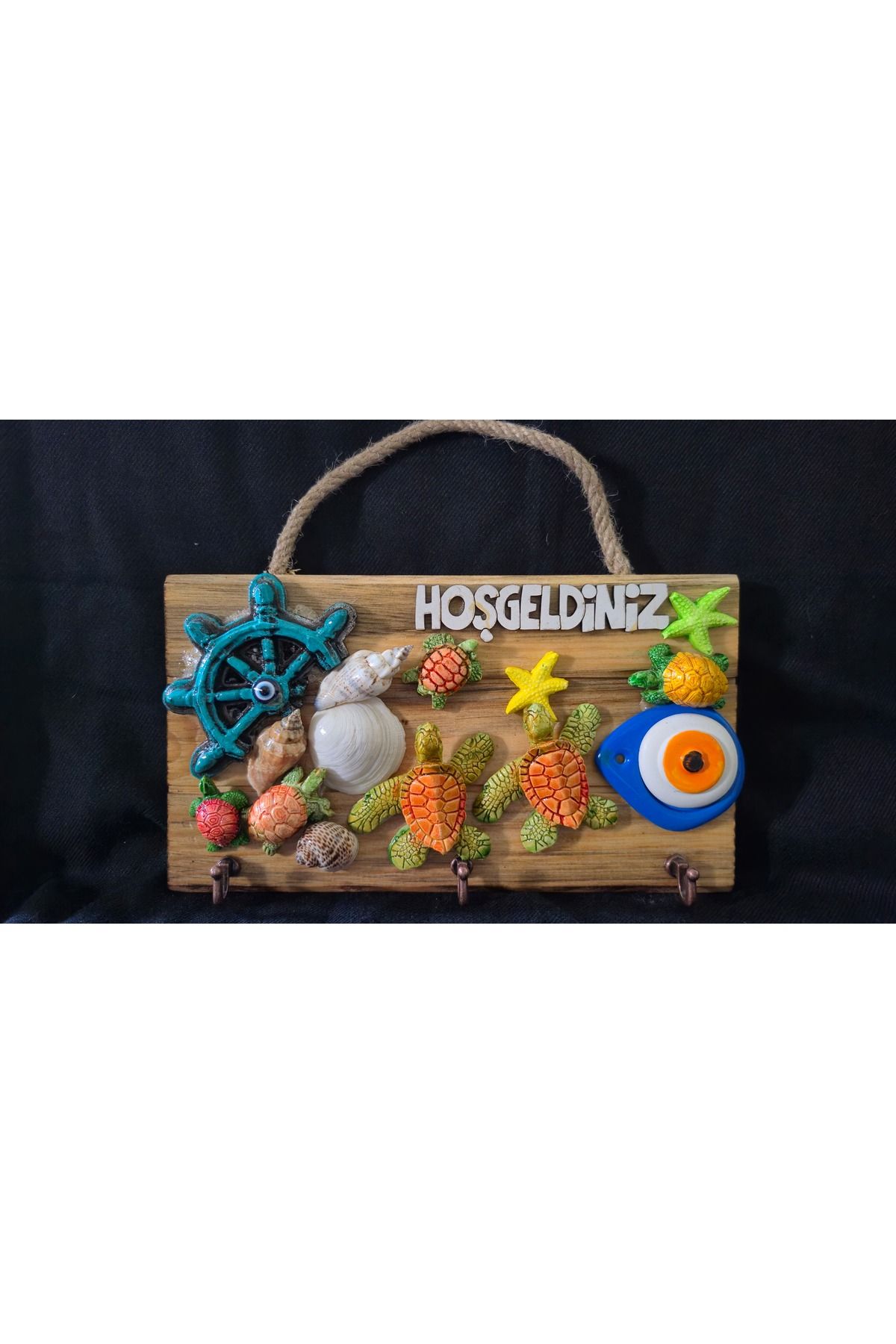 Land of Souvenir Hoşgeldin Dekoratif Tabela