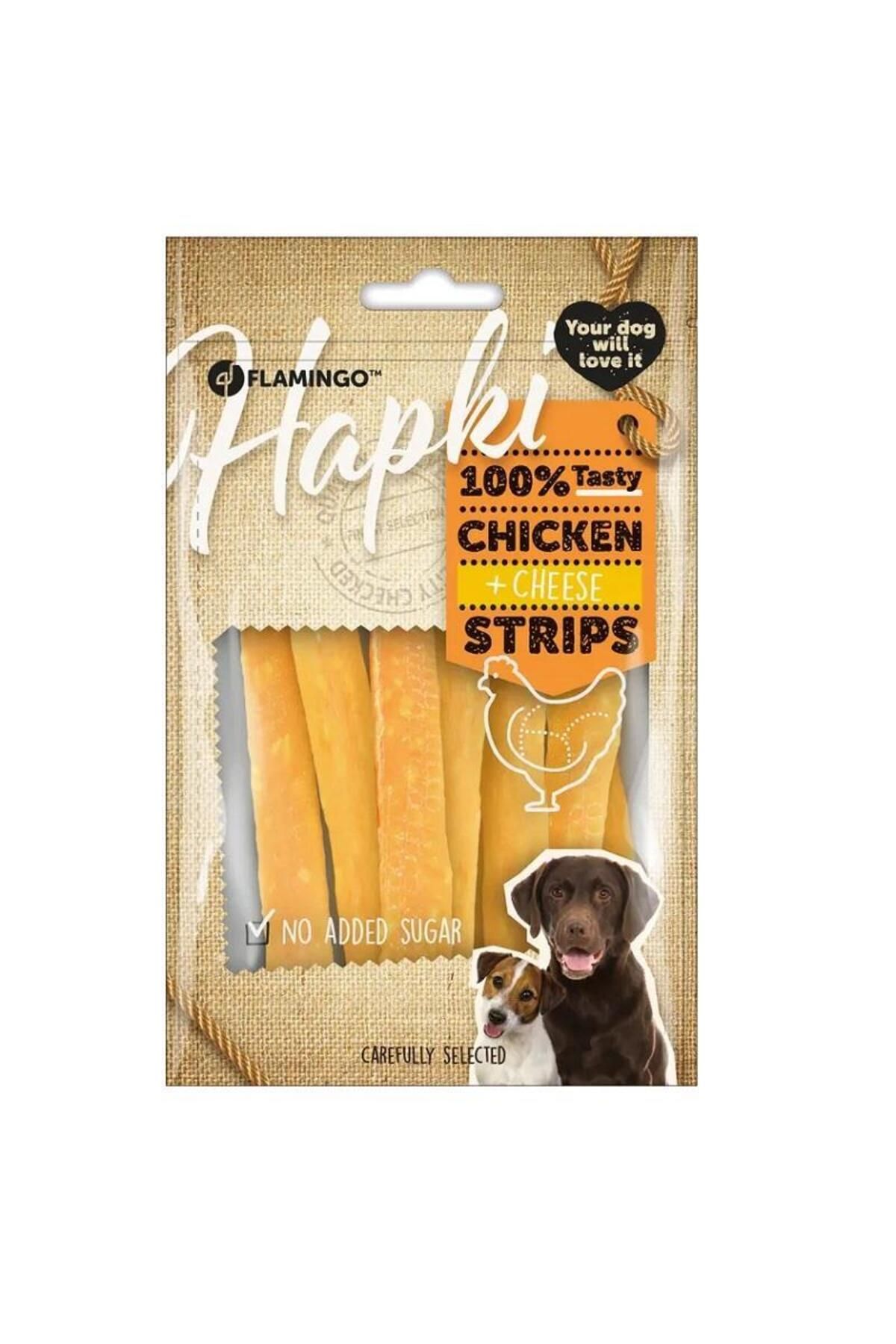 Flamingo Hapki Chick'n Peynirli Şerit Şeklinde Köpek Ödül Maması 85gr