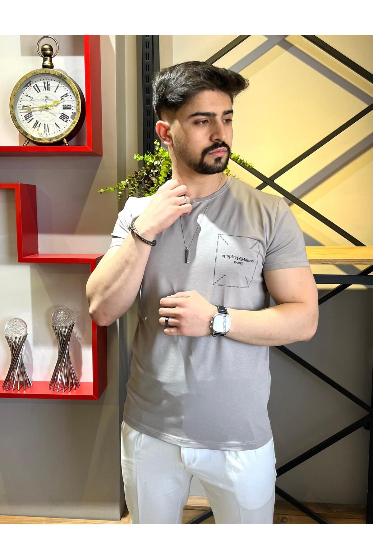 Butik Süprem Basic Ön Arka Baskı Tişört