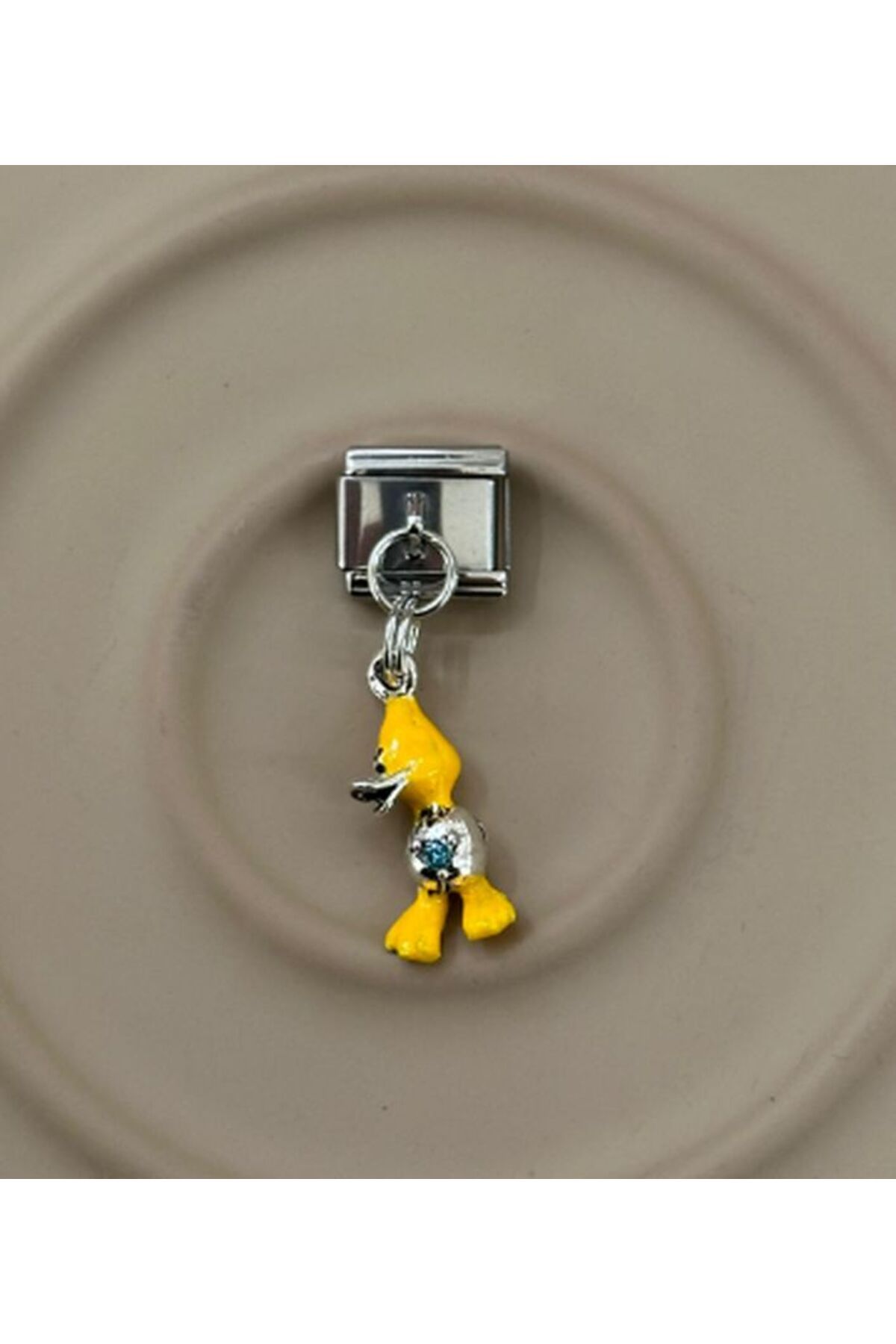 MSBTAKI stainless steel 316L Çelik Paslanmaz ve Kararmaz daffy duck Charm