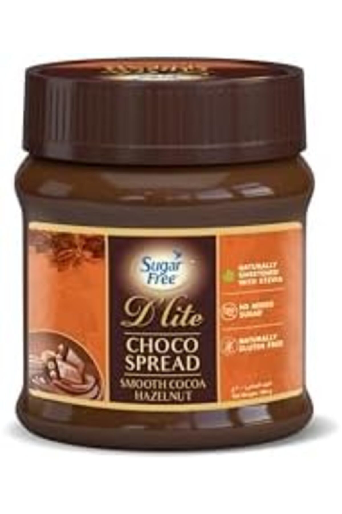 SUGAR FREE D'LITE-Smooth Cocoa Hazelnut Choco Spread 300g 2