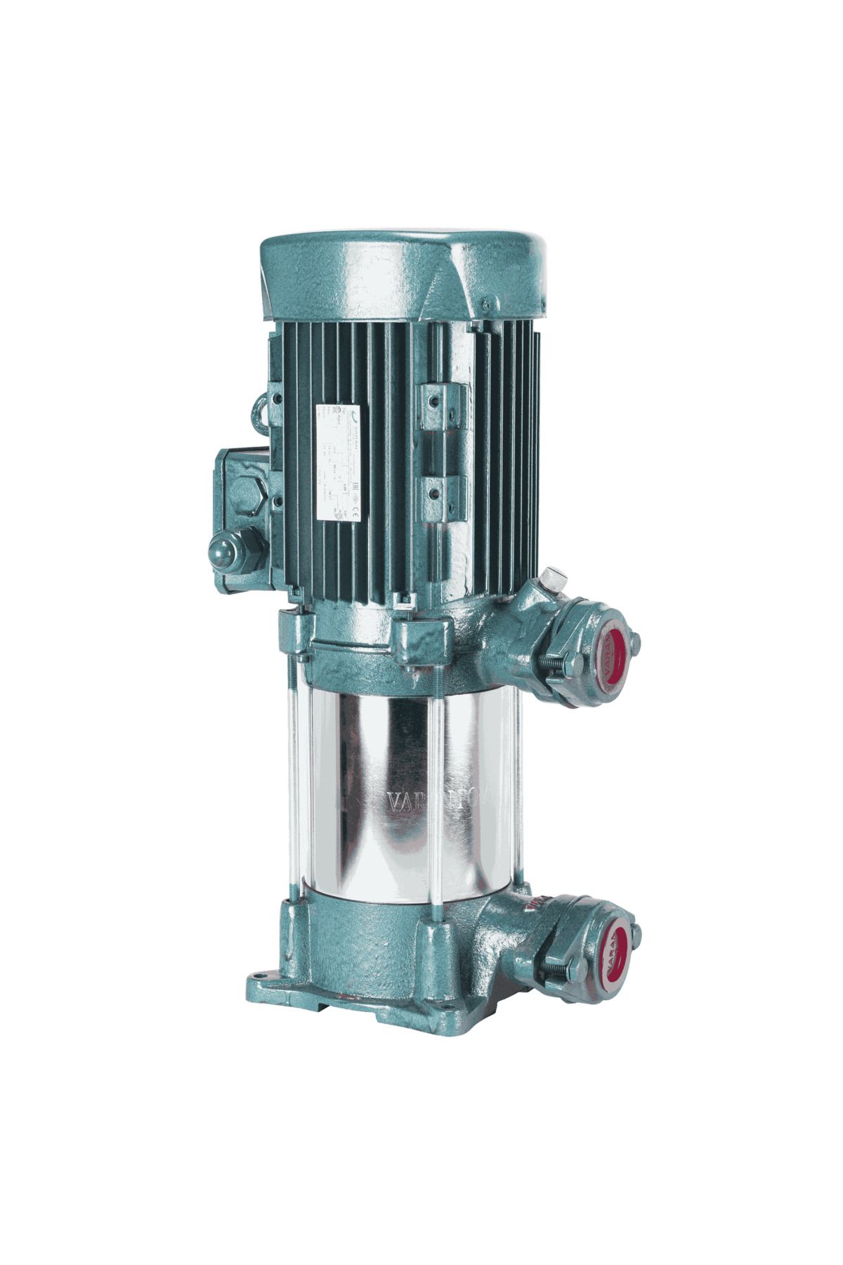 logipump Varan VM 4-9x4 Dikey Kademeli Noril Fanlı Santrifüj Pompa 1.5 HP / 1.1 kW, Monofaze 220 V, 53 Mss, 1