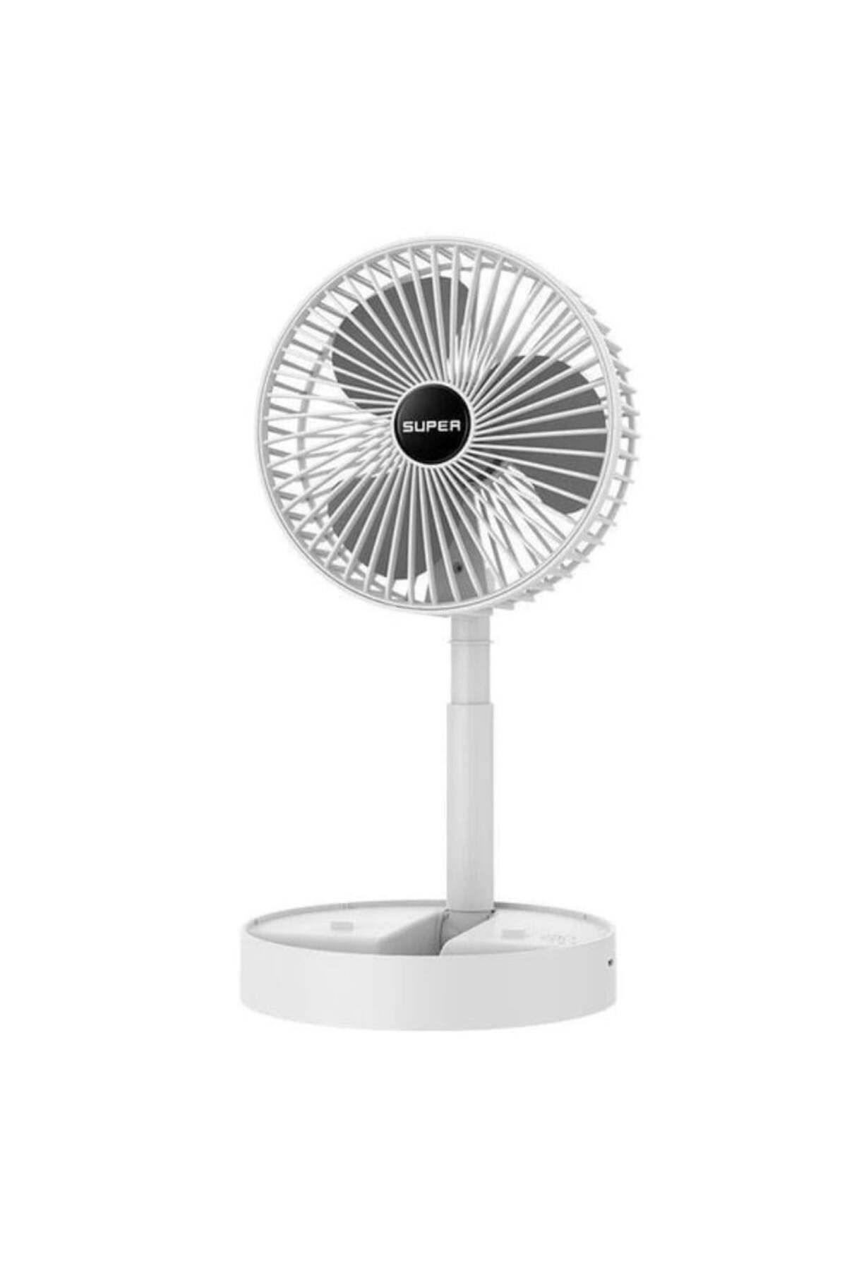 HZL Taşınabilir Katlanılabilir Portatif Masa Üstü Şarjlı Mini Fan | Sessiz ve Güçlü Serinlik